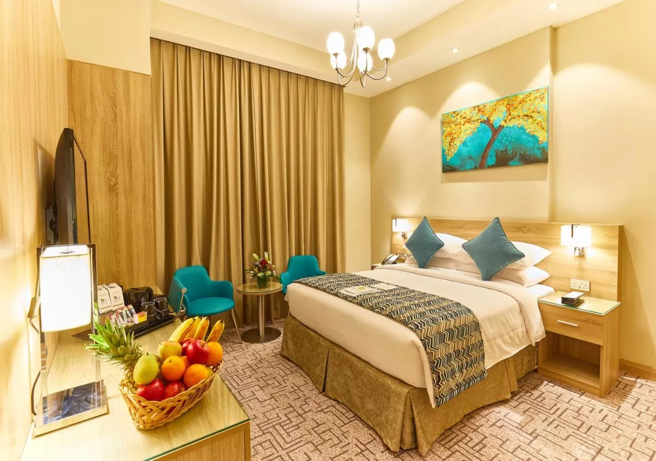 Bedroom, Bed in Rose Plaza Hotel Al Barsha