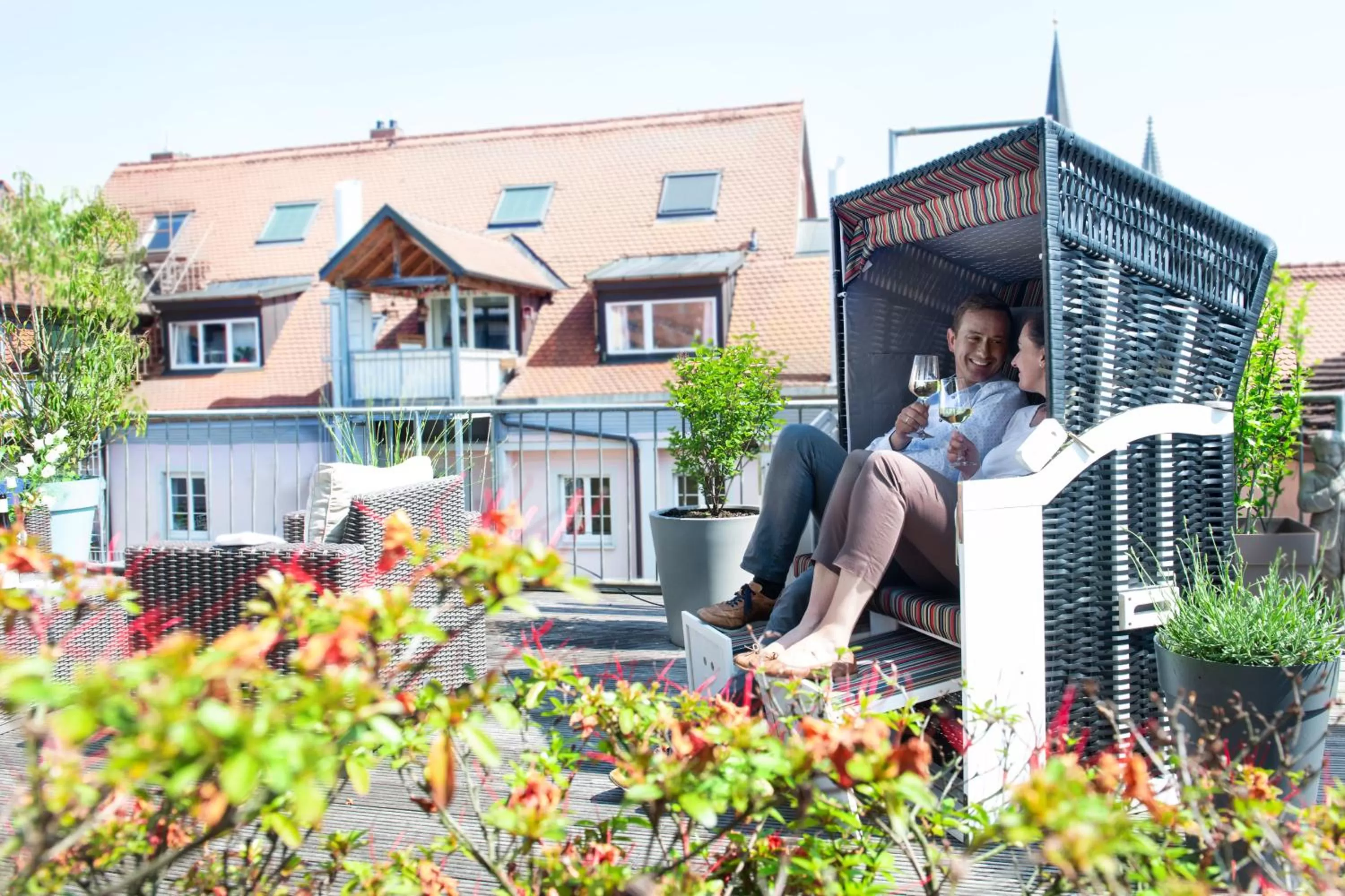 Balcony/Terrace in Romantik Hotel Barbarossa