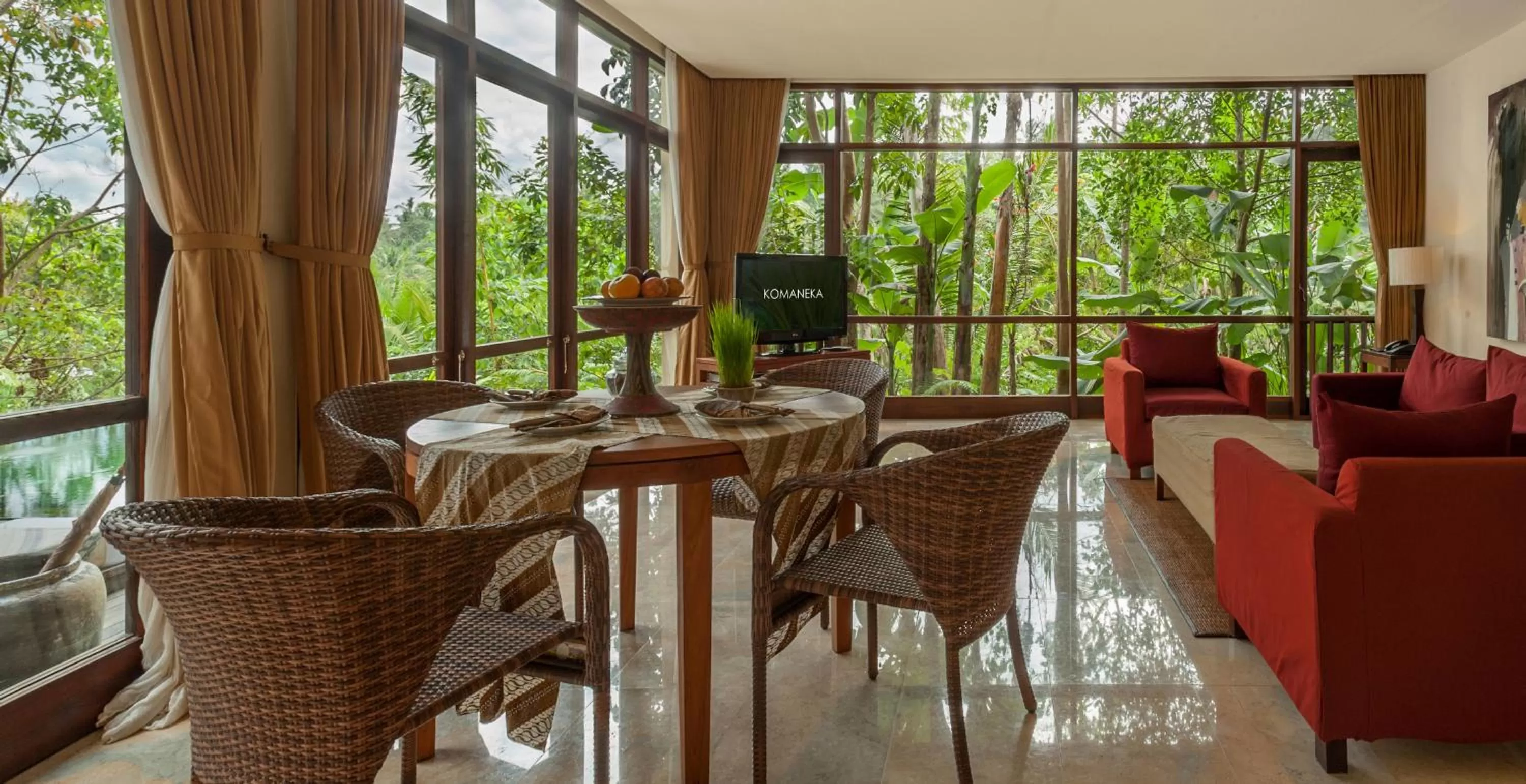 TV and multimedia in Komaneka at Bisma Ubud