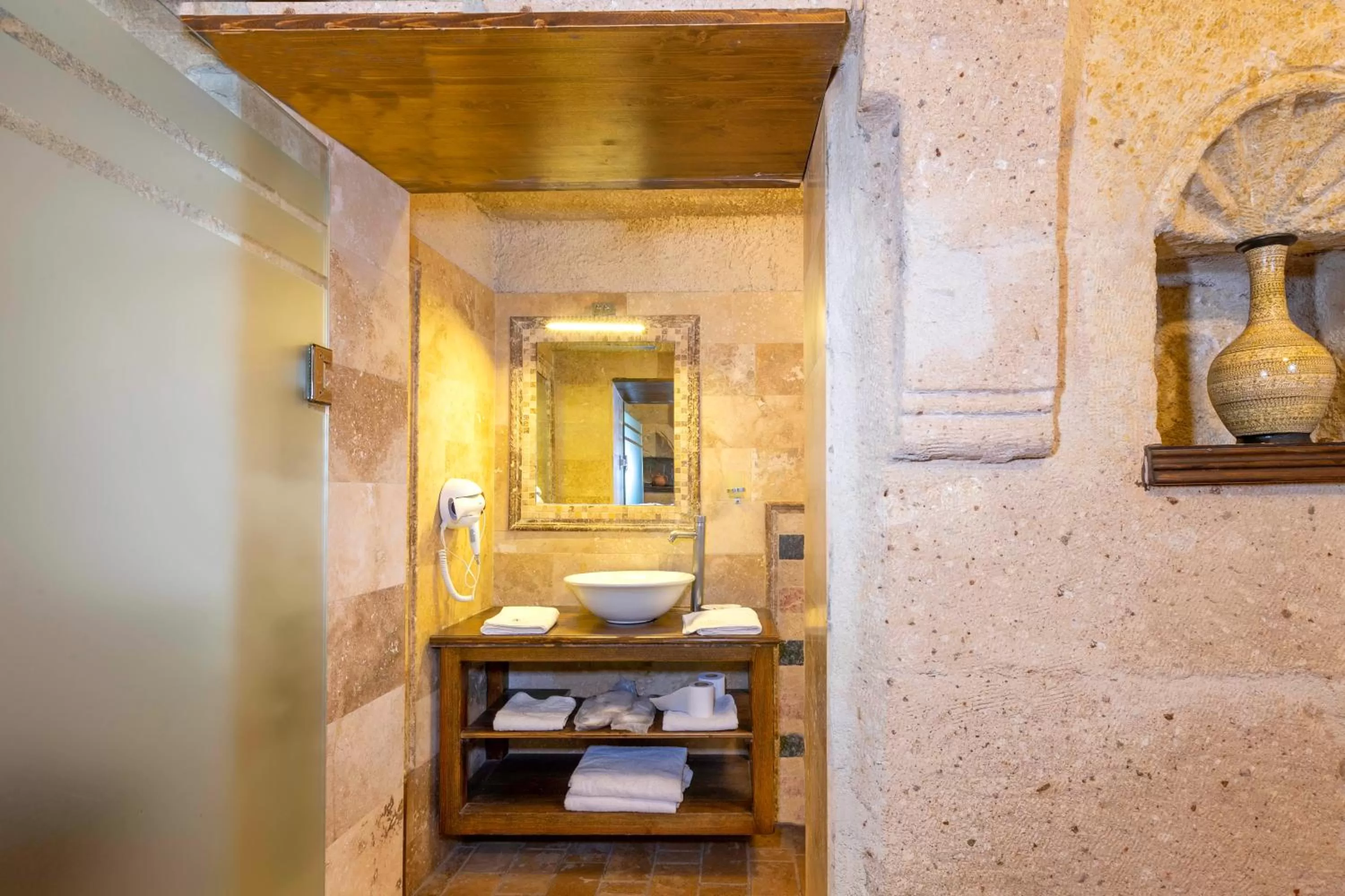 Bathroom in Adora Cave Suites -