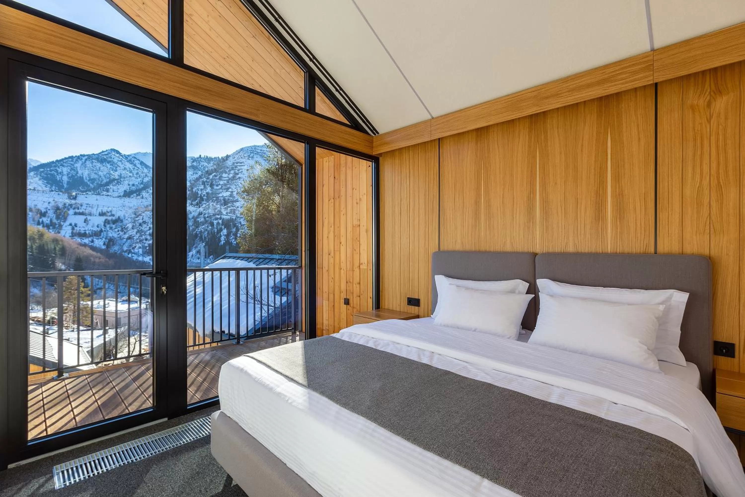 Bedroom, Bed in Qazaq Auyl Eco Hotel