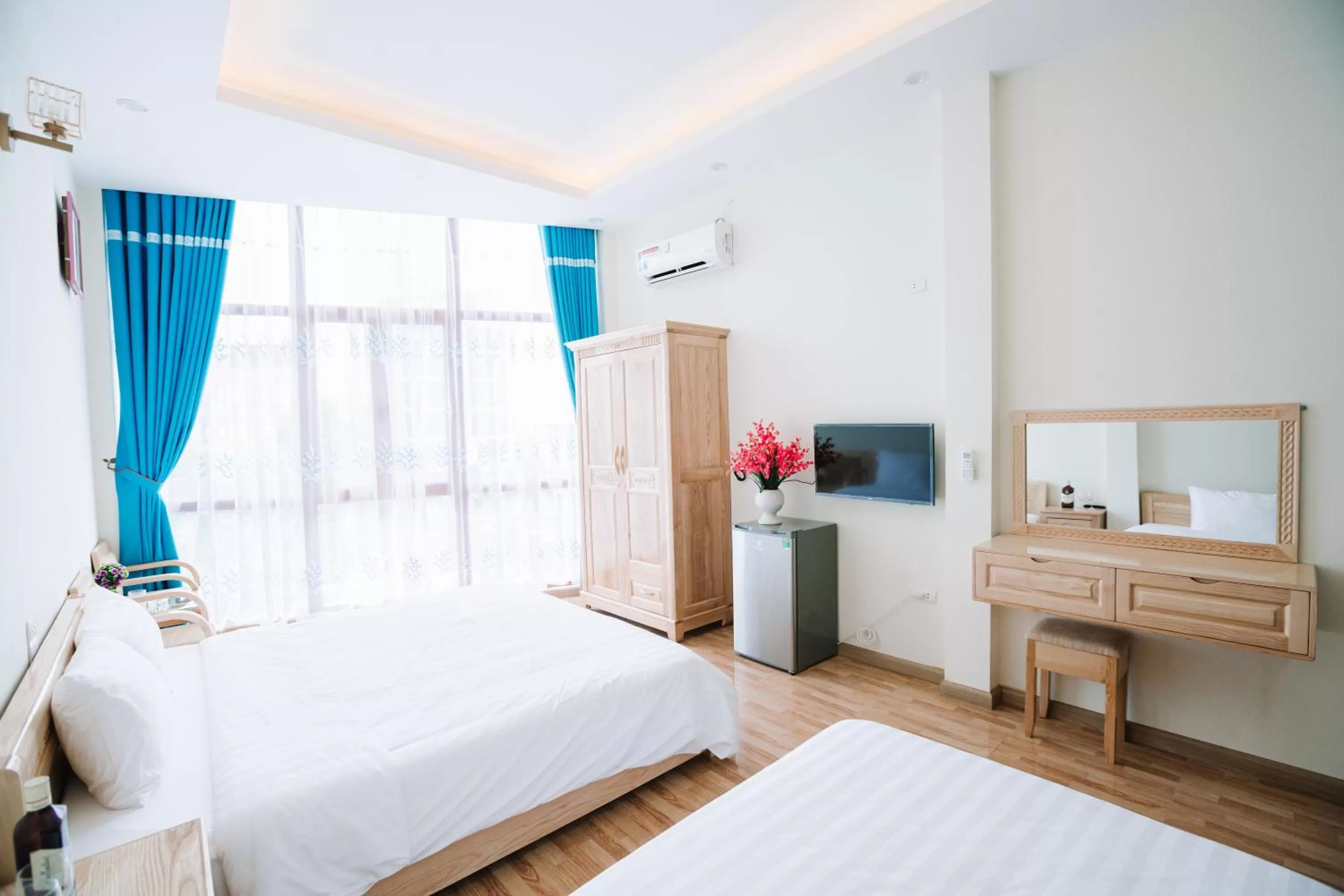 Bed in La Teisu Airport Hotel