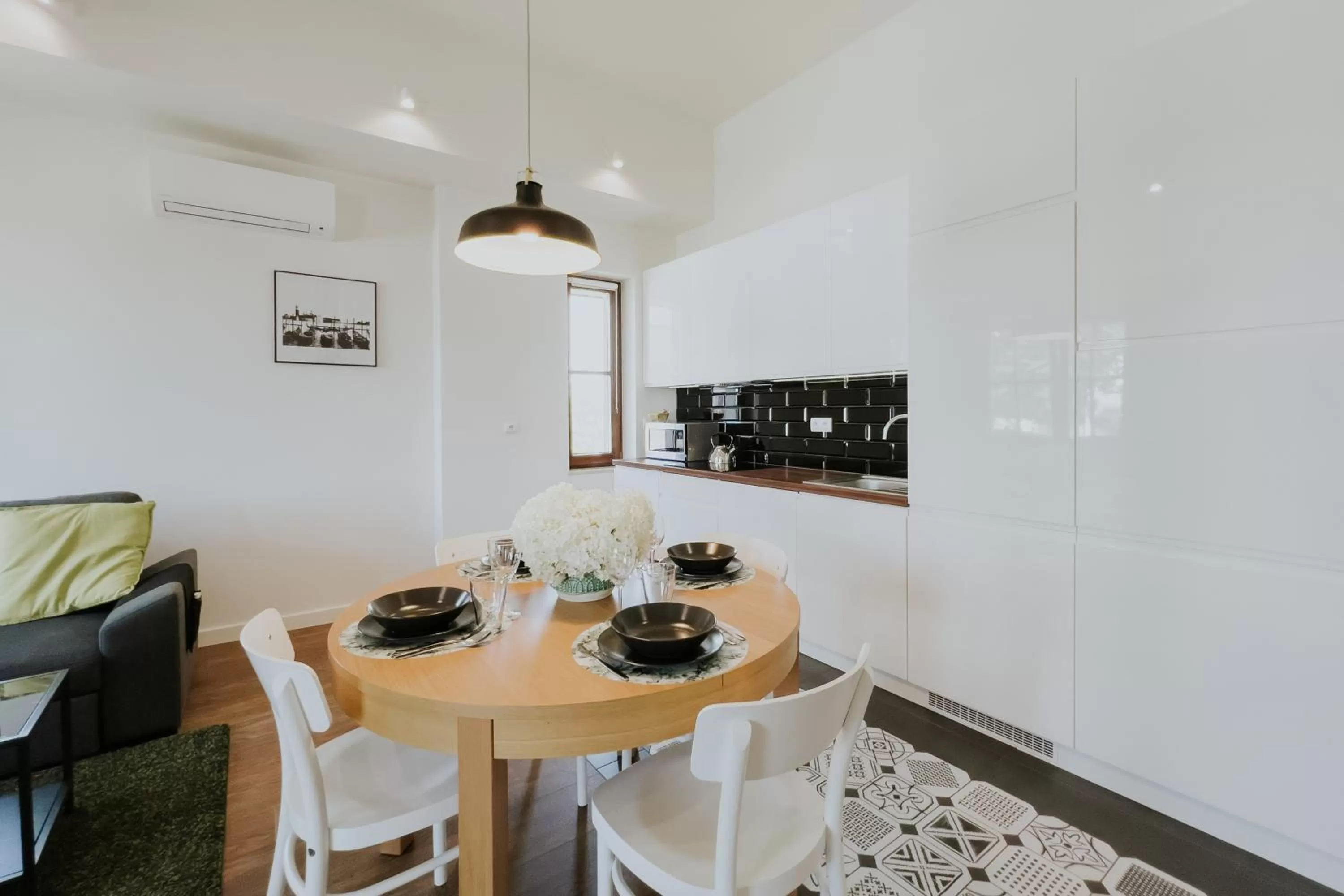 Kitchen or kitchenette in Aura Medical SPA Nałęczów