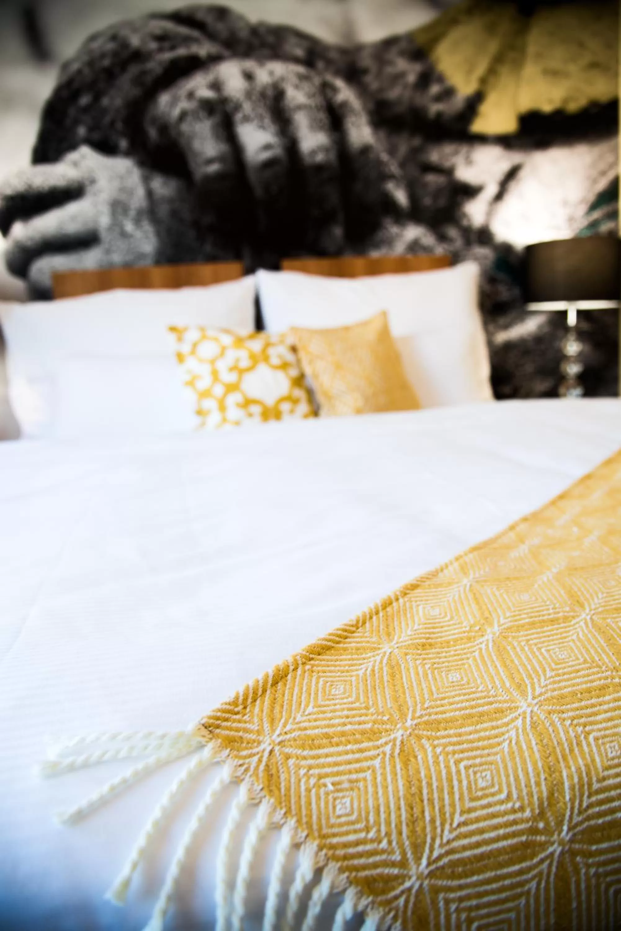 Decorative detail, Bed in Boutique Hotel Golf Garni