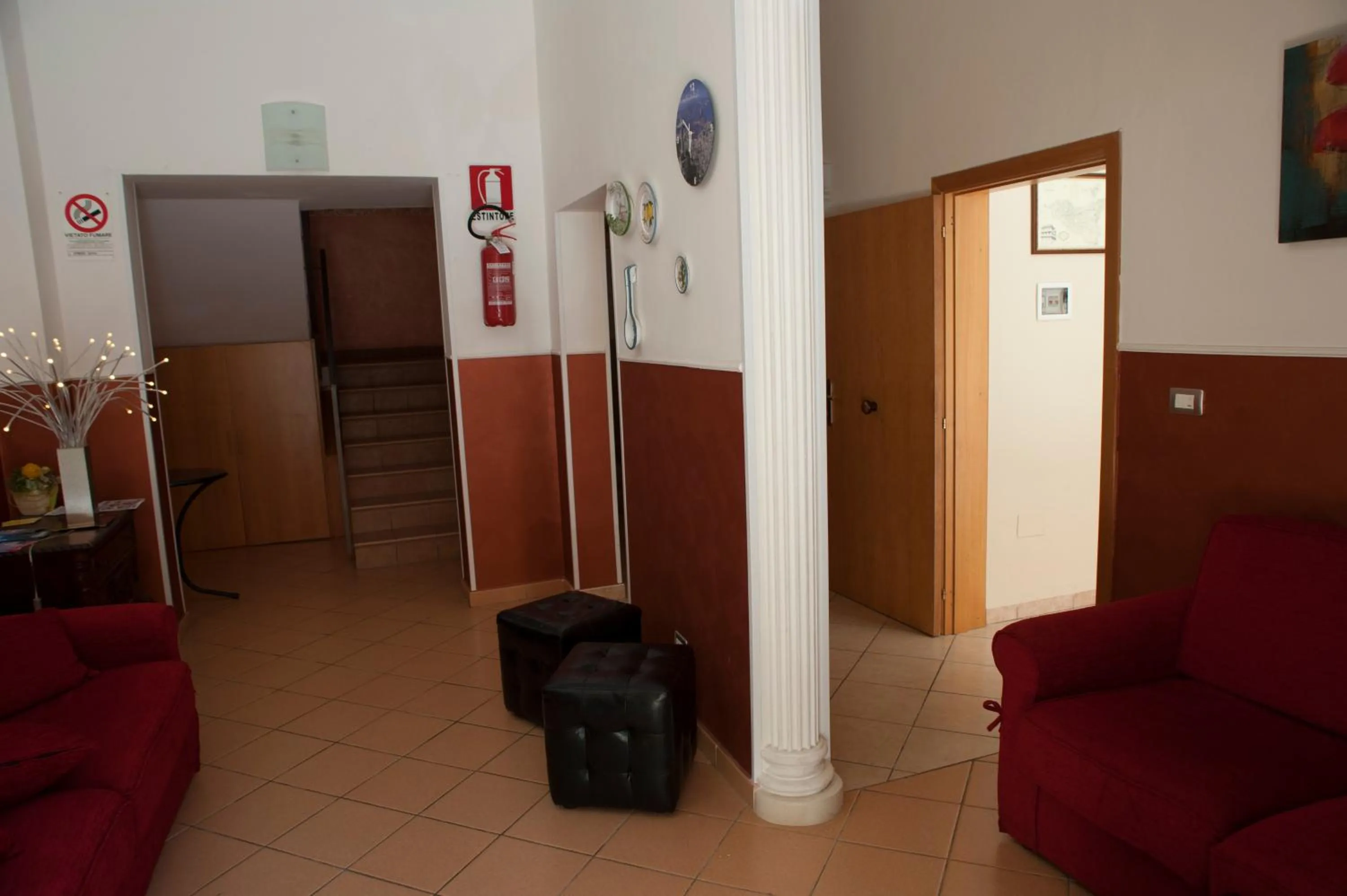 Lobby or reception in Albergo Perseo