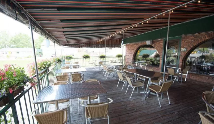 Patio in The Gananoque Inn