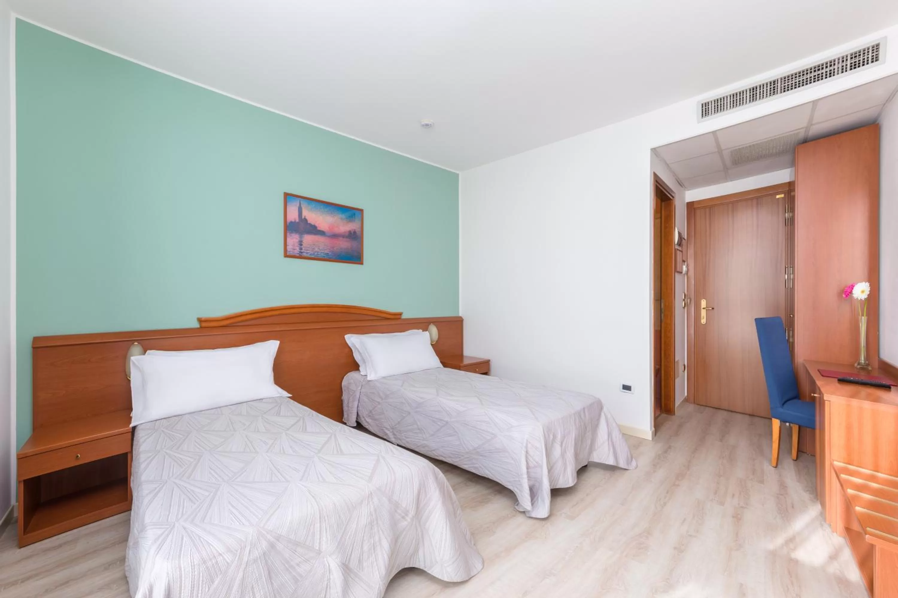 Bed in Hotel Palladio