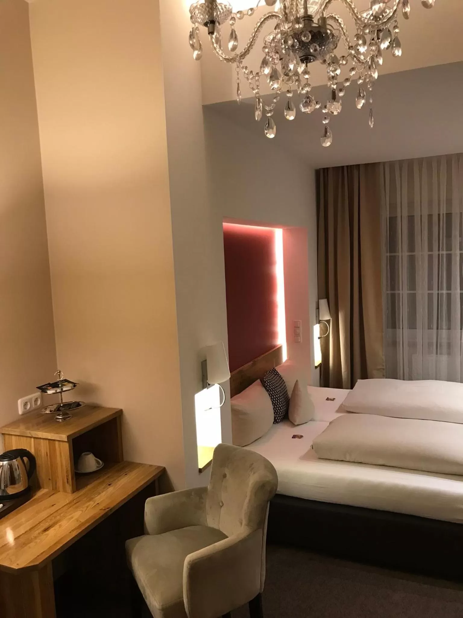 Bed in Petersen's Landhaus