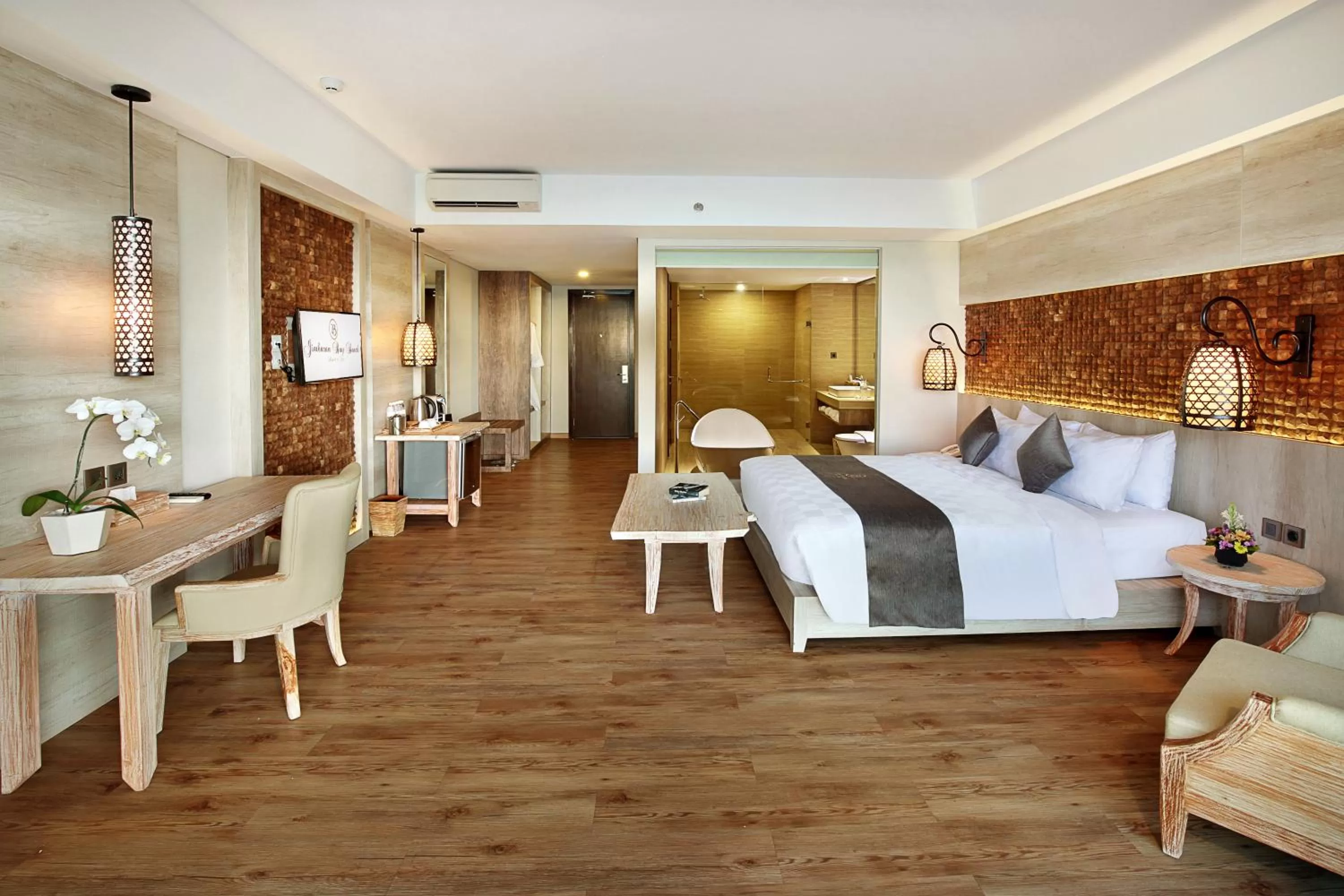 Bed in Jimbaran Bay Beach Resort and Spa by Prabhu