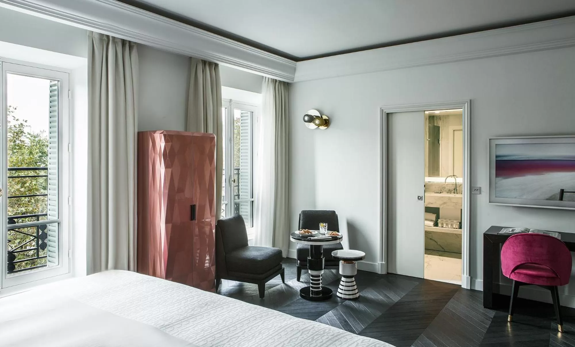 Bed in Fauchon l'Hôtel Paris