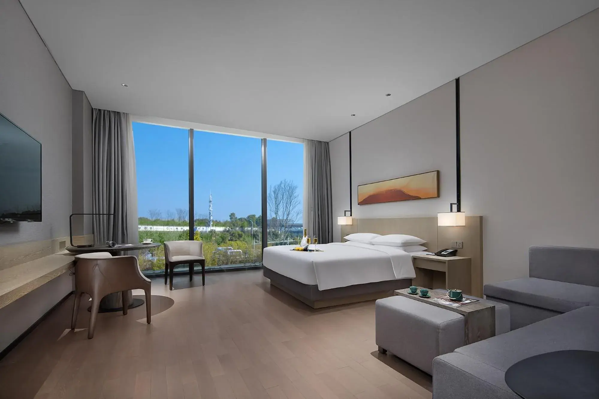 King Room with Sofa Bed and Garden View in Hyatt Place Changsha Airport King Room with Sofa Bed and Garden View in Hyatt Place Changsha Airport