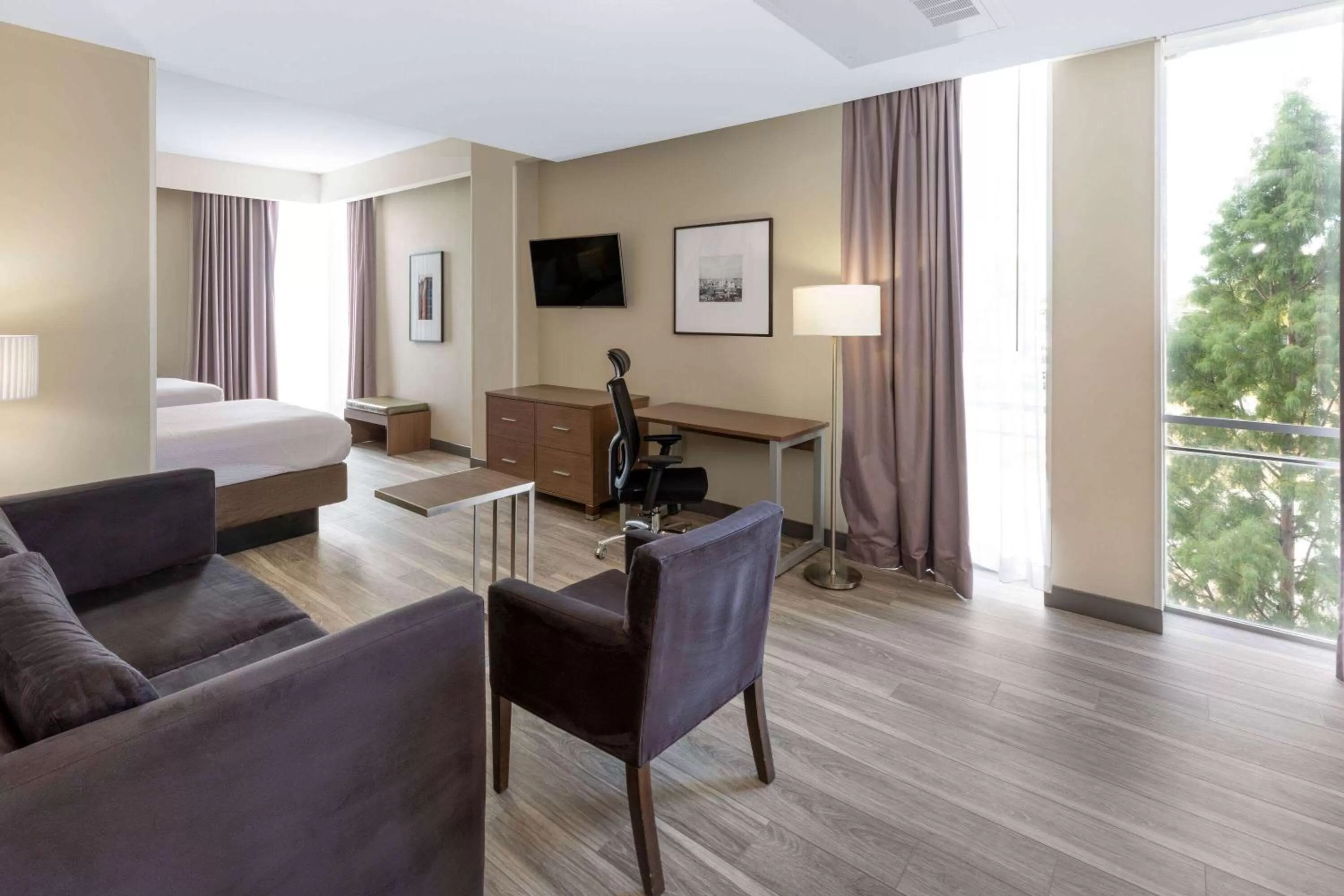 Photo of the whole room, Bed in La Quinta Inn & Suites by Wyndham Tulsa Downtown - Route 66