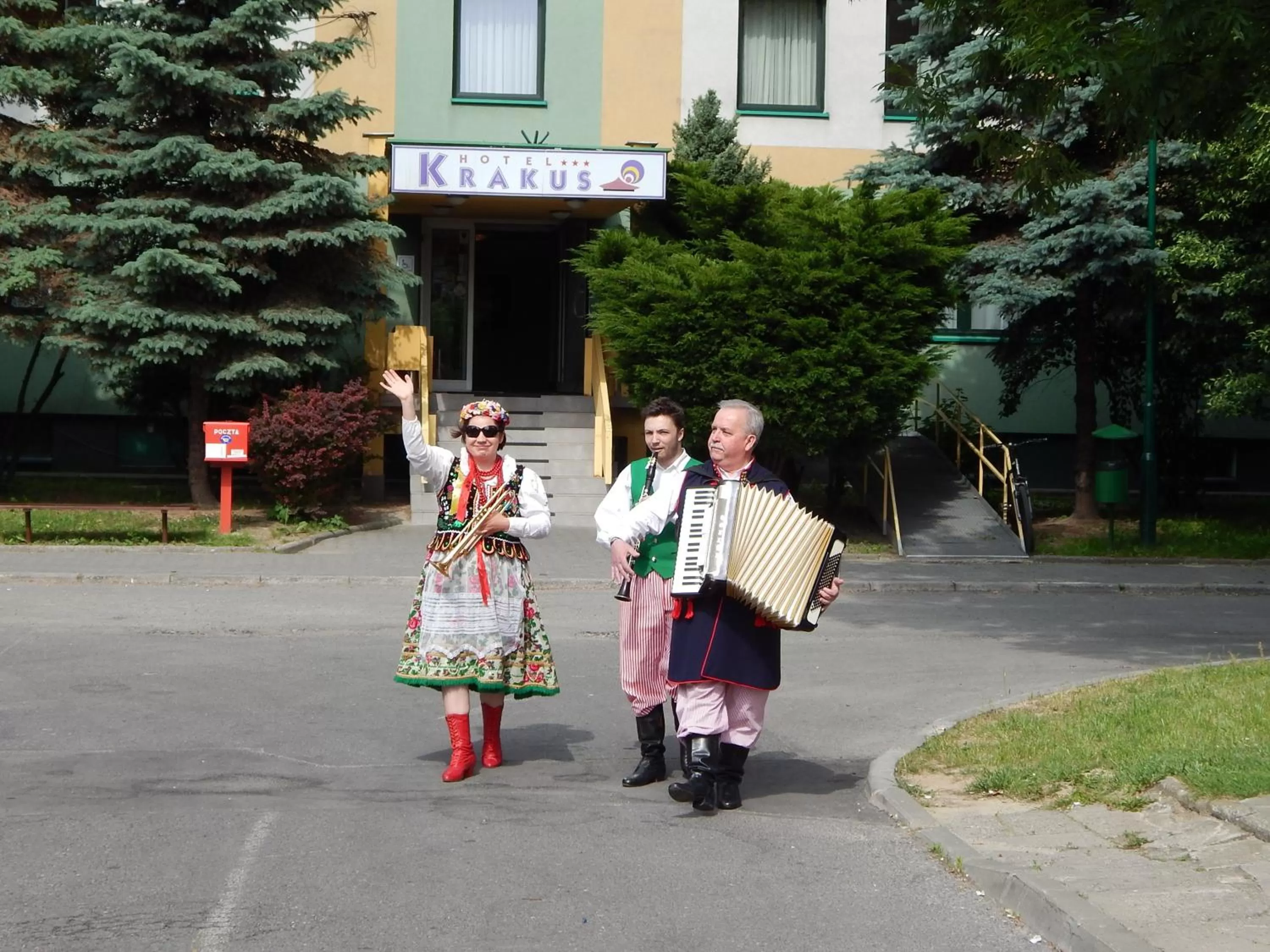 Facade/entrance in Hotel Krakus