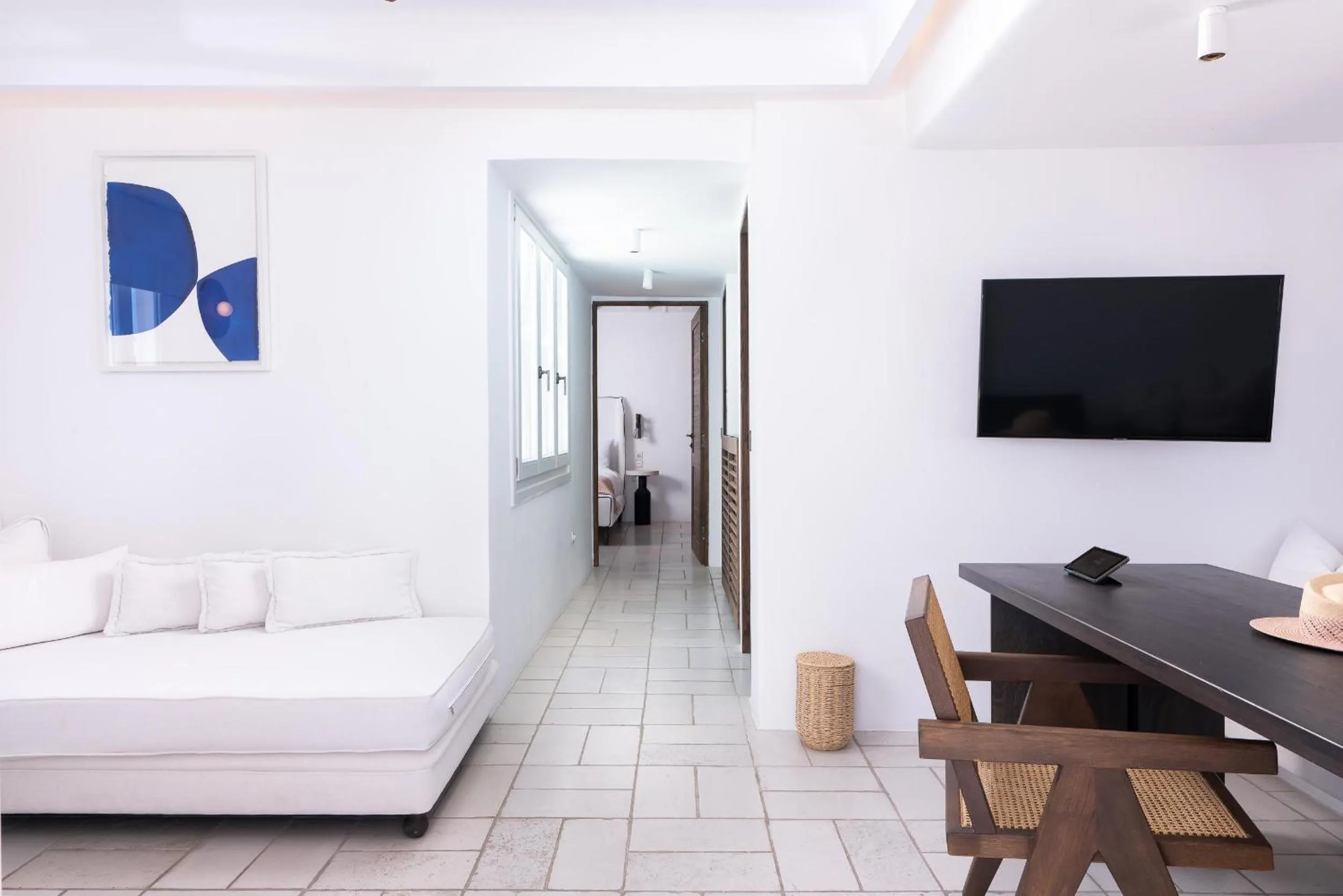 Photo of the whole room, Bed in Porto Mykonos