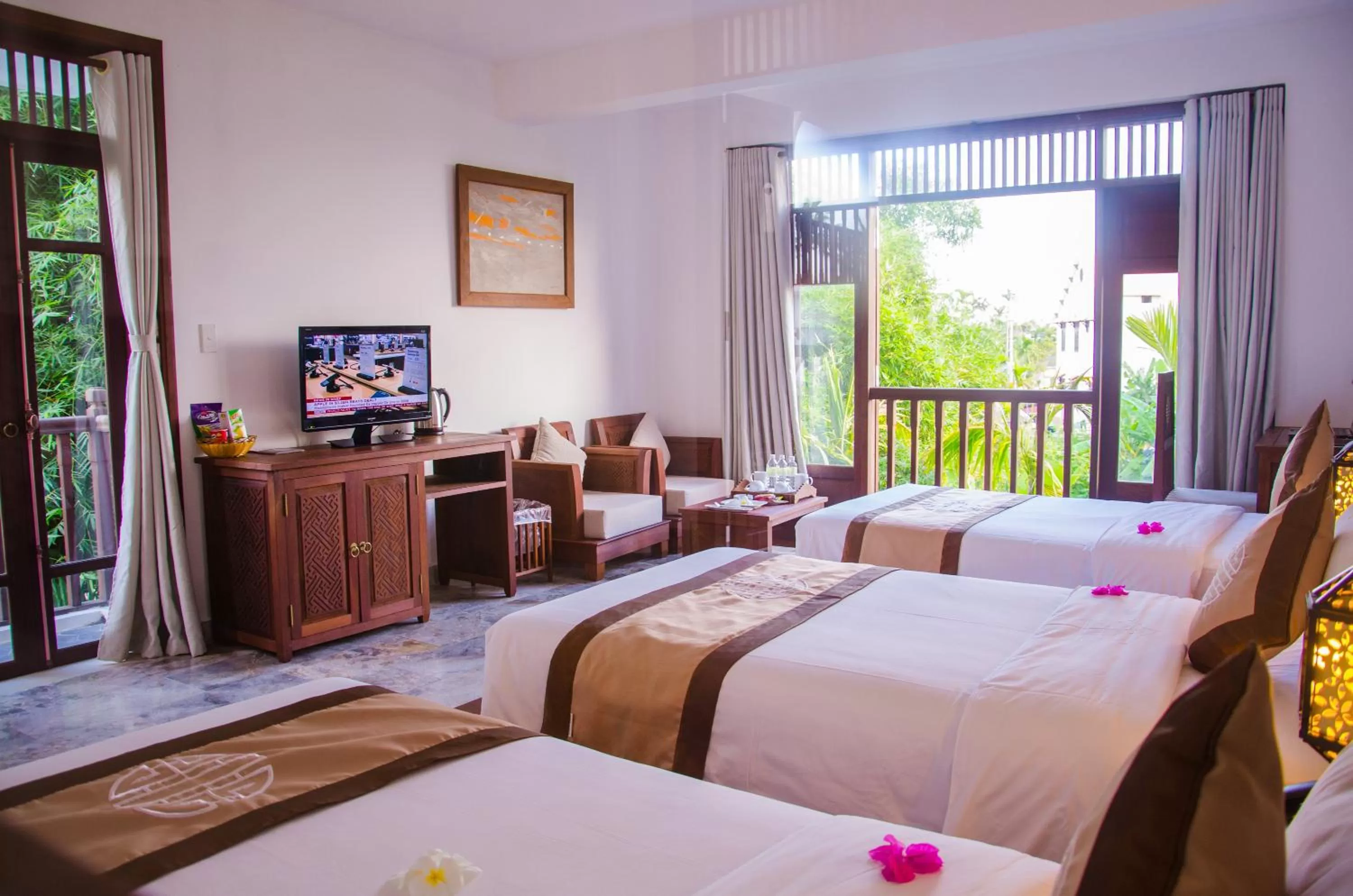 Bed in Legacy Hoi An Resort - formerly Ancient House Village Resort & Spa