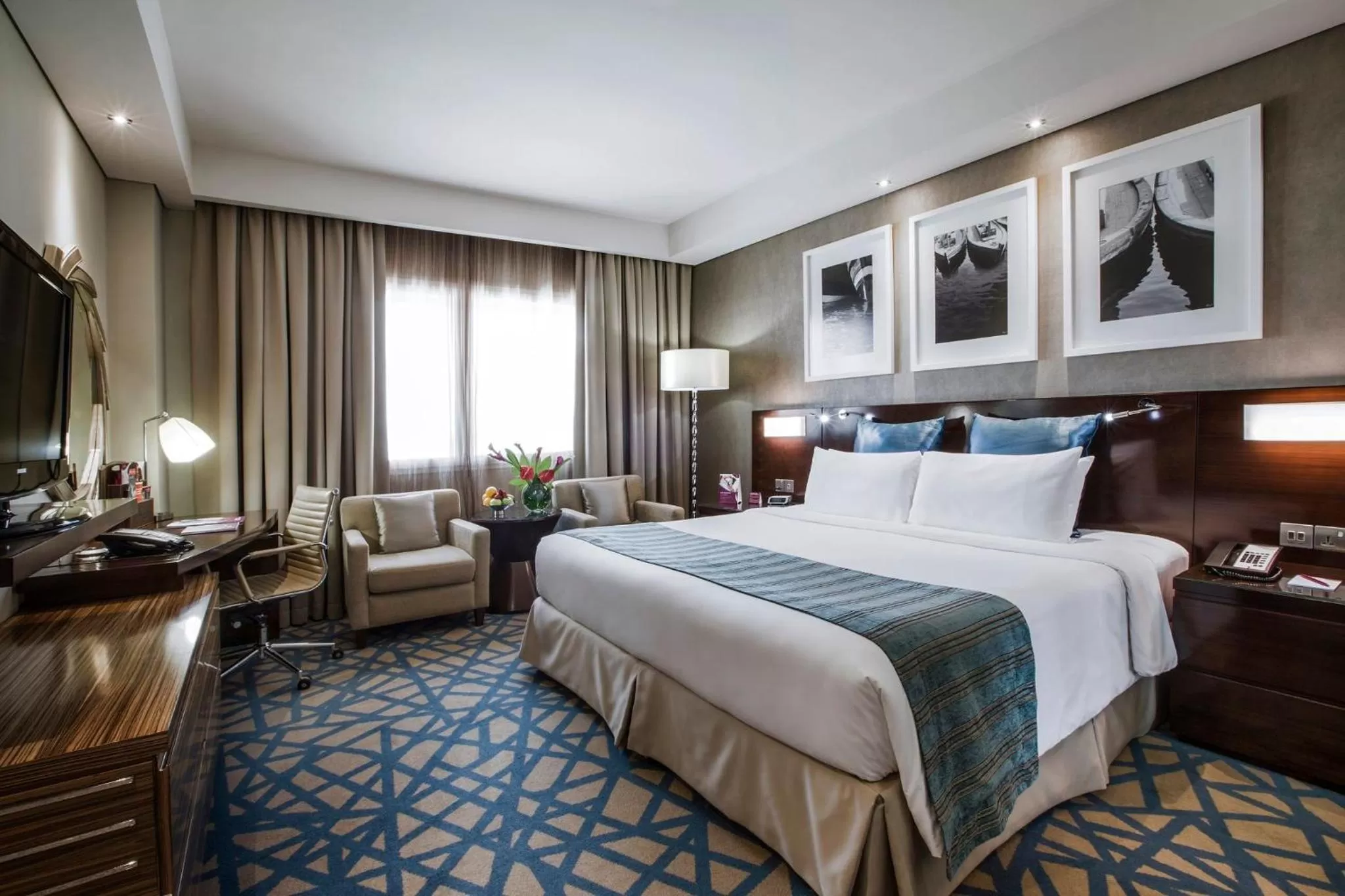 Photo of the whole room, Bed in Crowne Plaza Dubai Deira by IHG