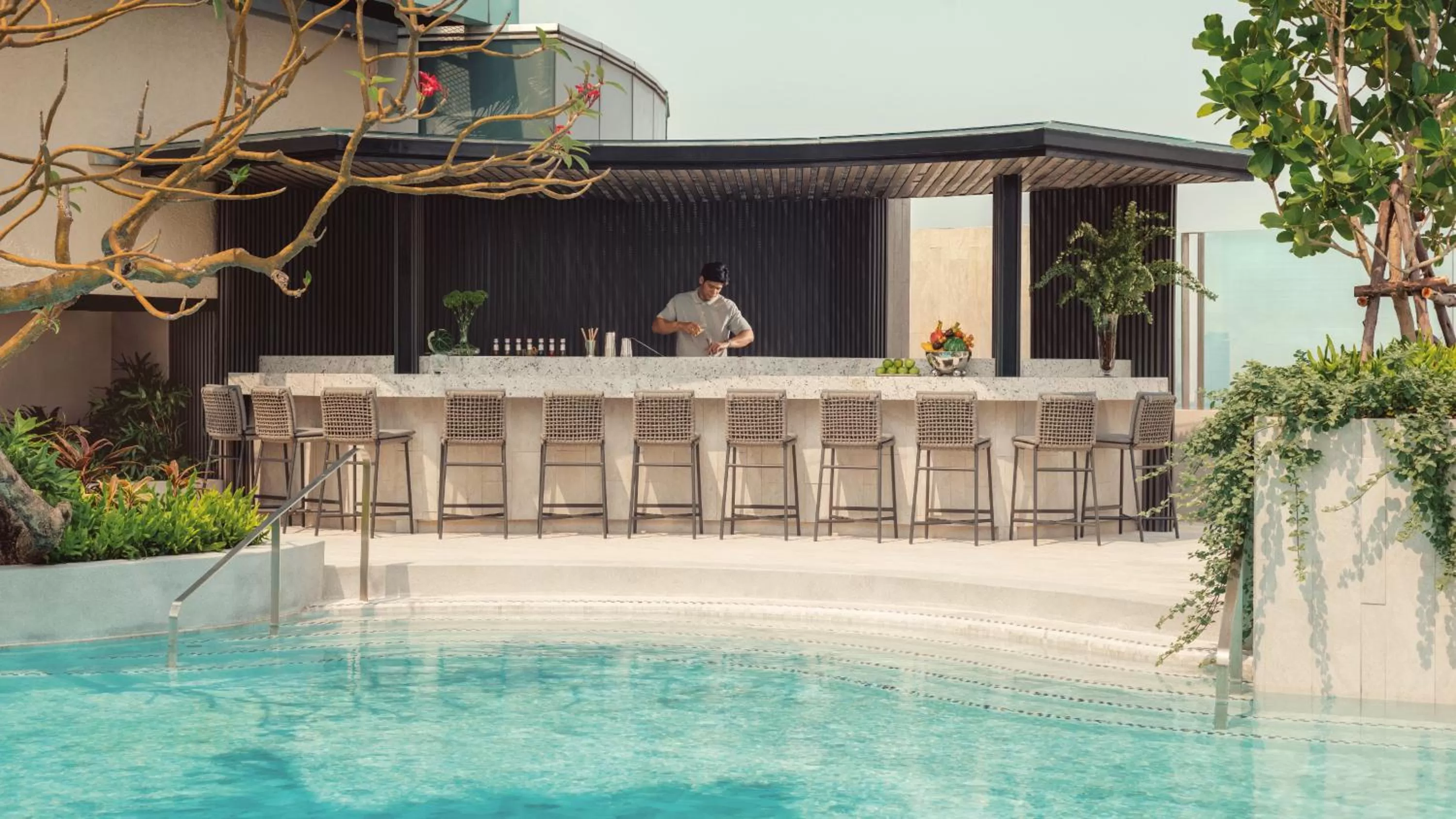 Swimming pool in InterContinental Bangkok by IHG