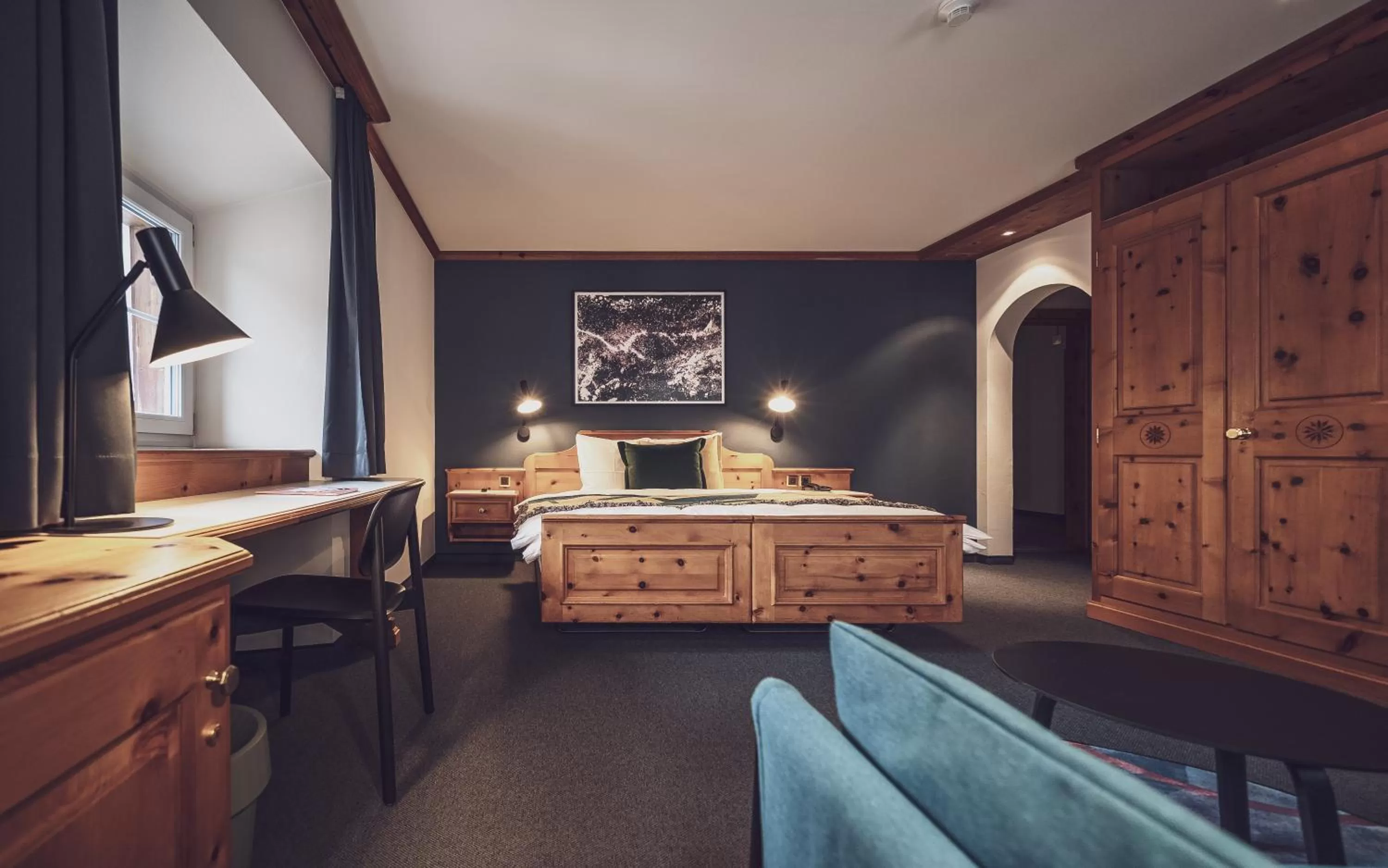 Photo of the whole room, Bed in Hotel Davoserhof by Mountain Hotels