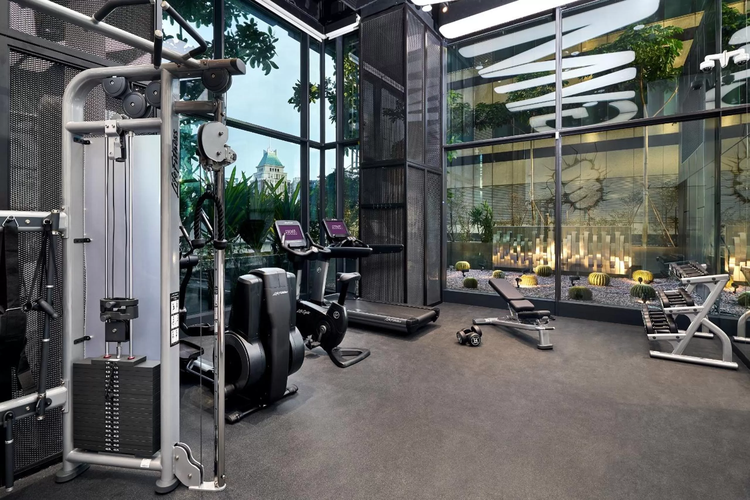 Fitness centre/facilities in YOTEL Singapore Orchard Road