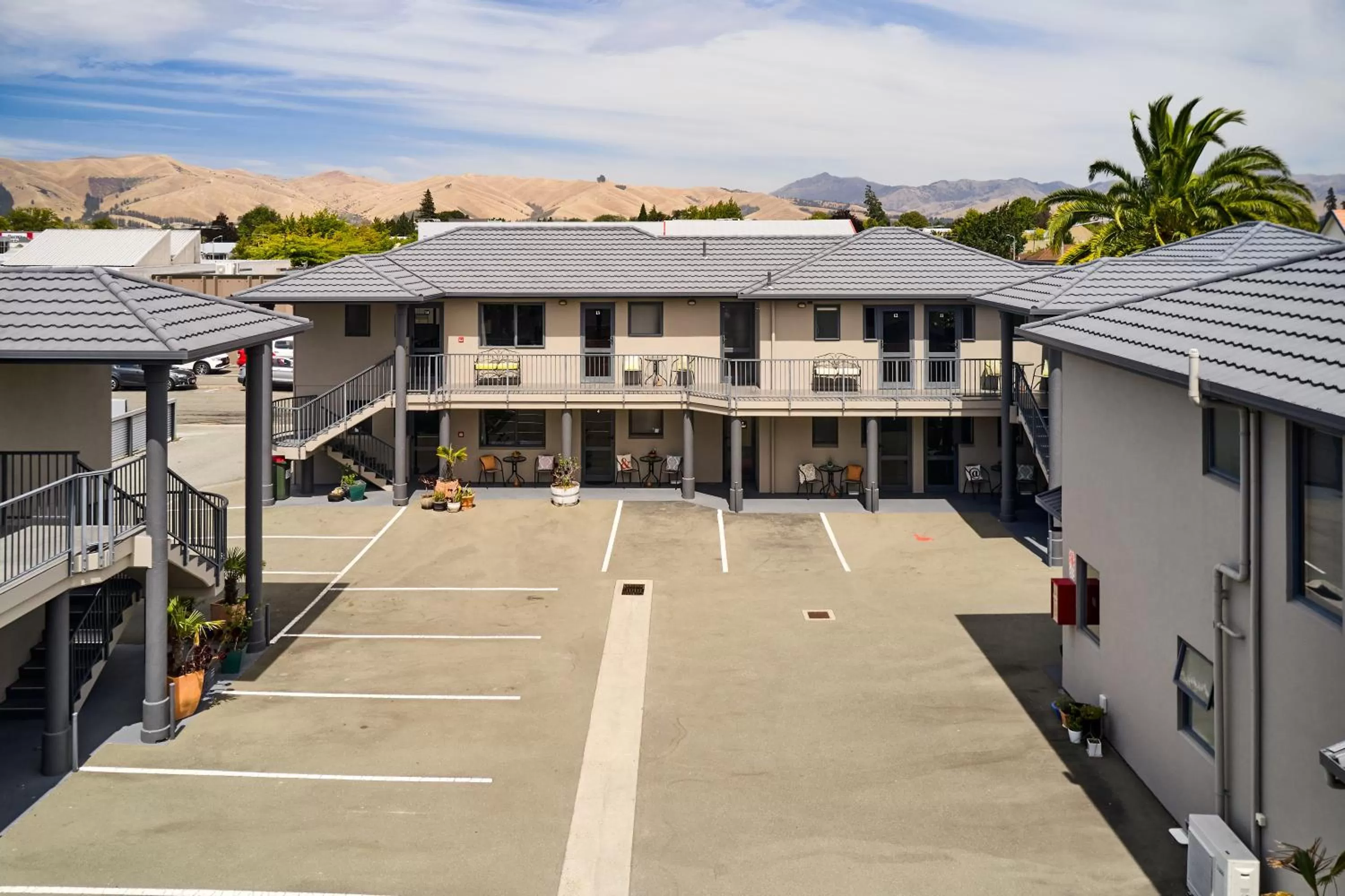 Property building in Blenheim Palms Motel