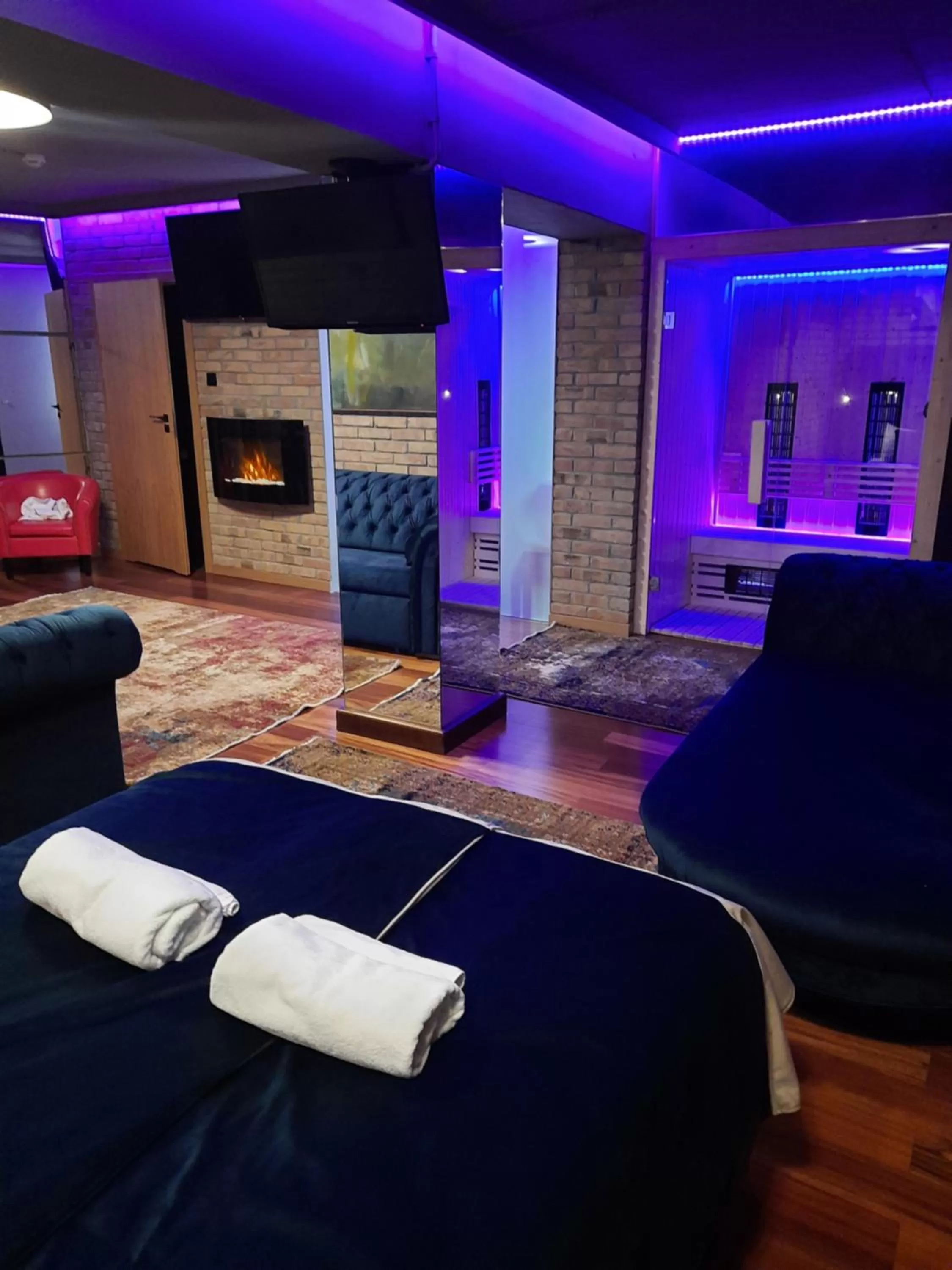 Sauna, Bed in Hotel Agit Congress&Spa