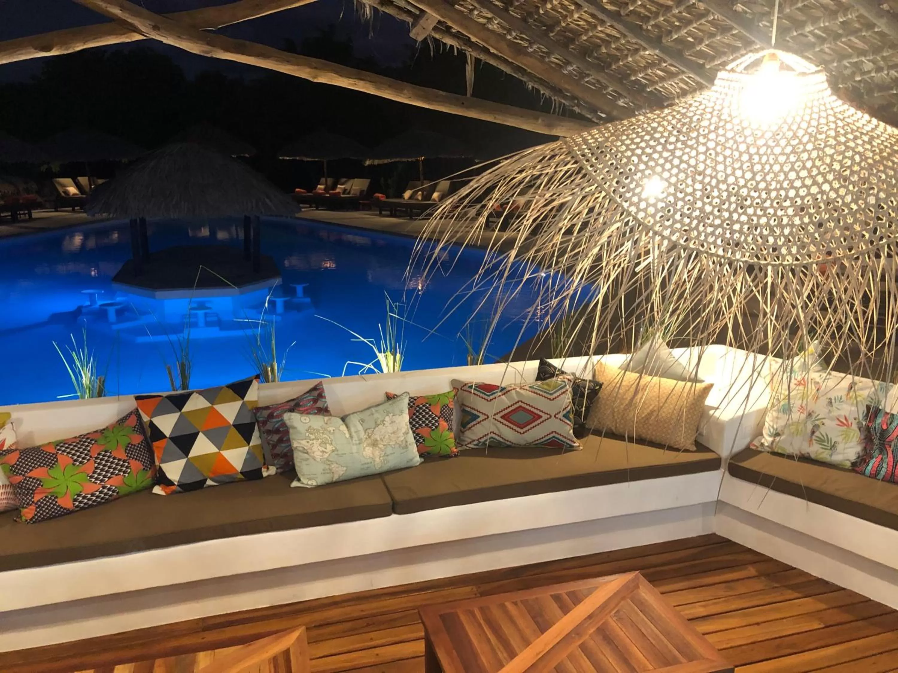 Seating area in Antsanitia Resort