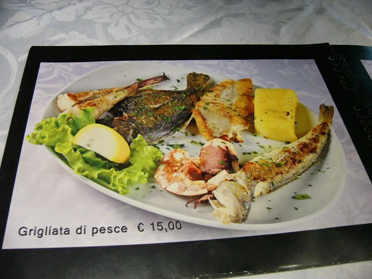 Food close-up in Hotel Serena