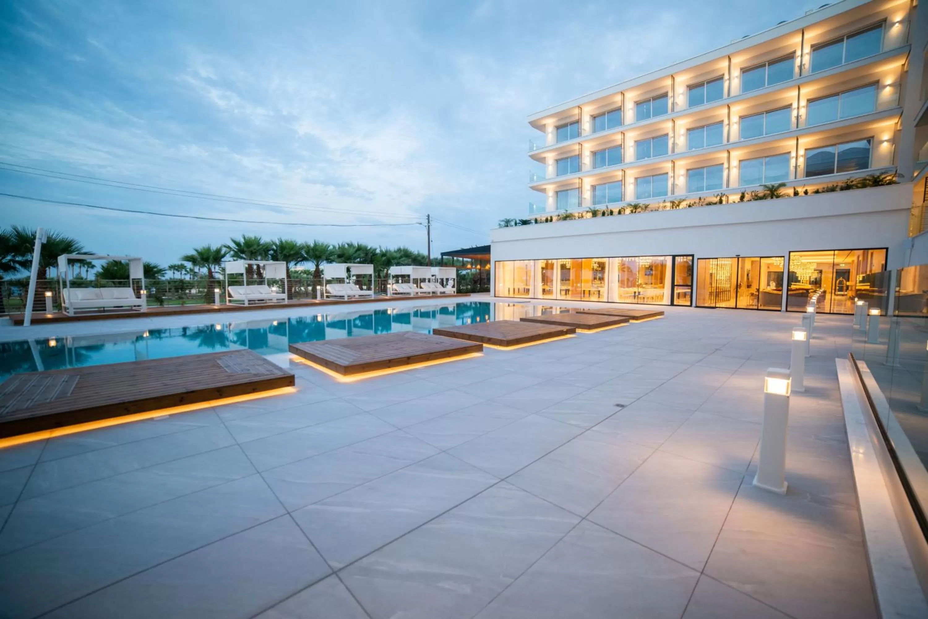 Swimming pool in At Herbal Boutique Hotel & Spa