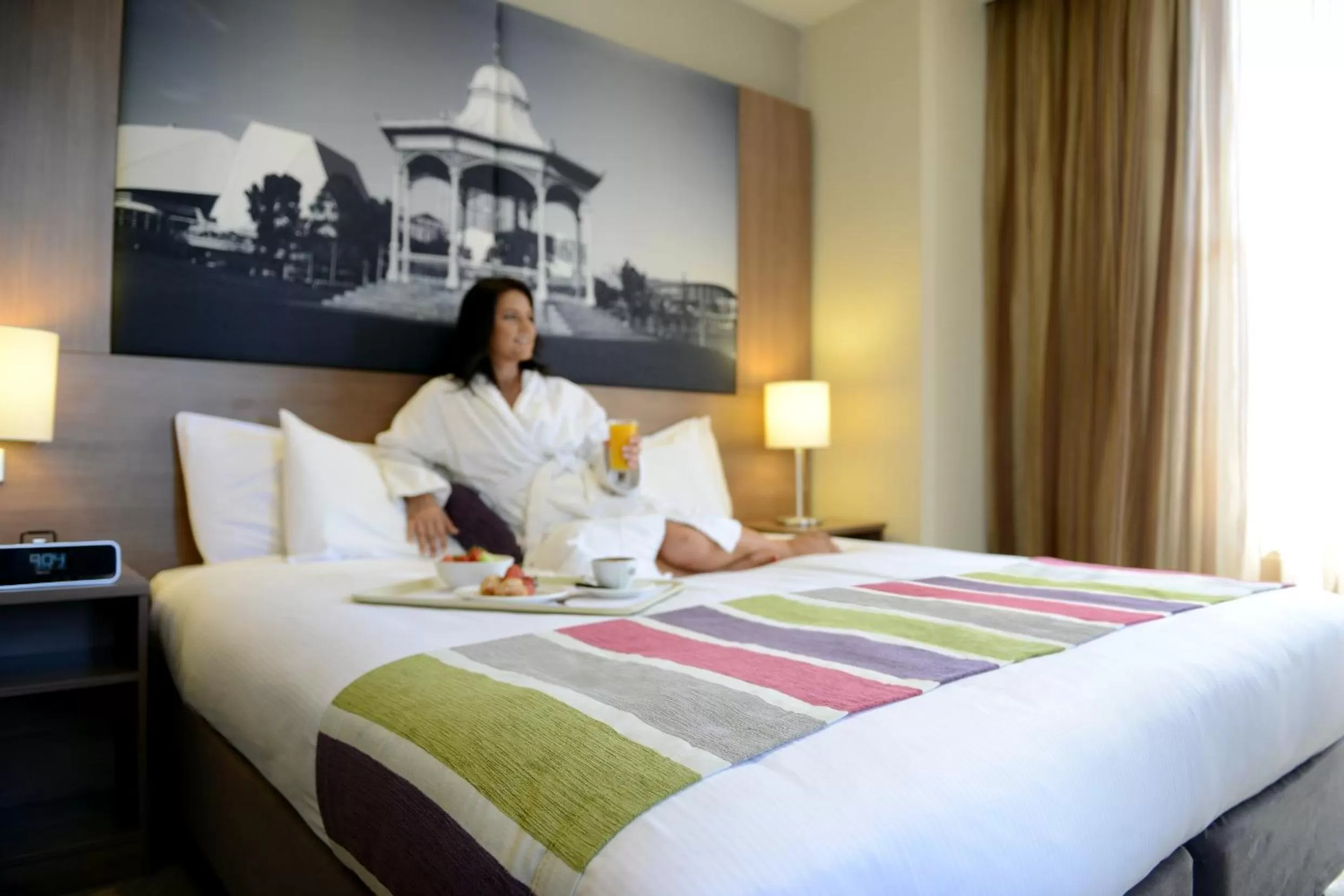 Bed in Grosvenor Hotel Adelaide by Accor