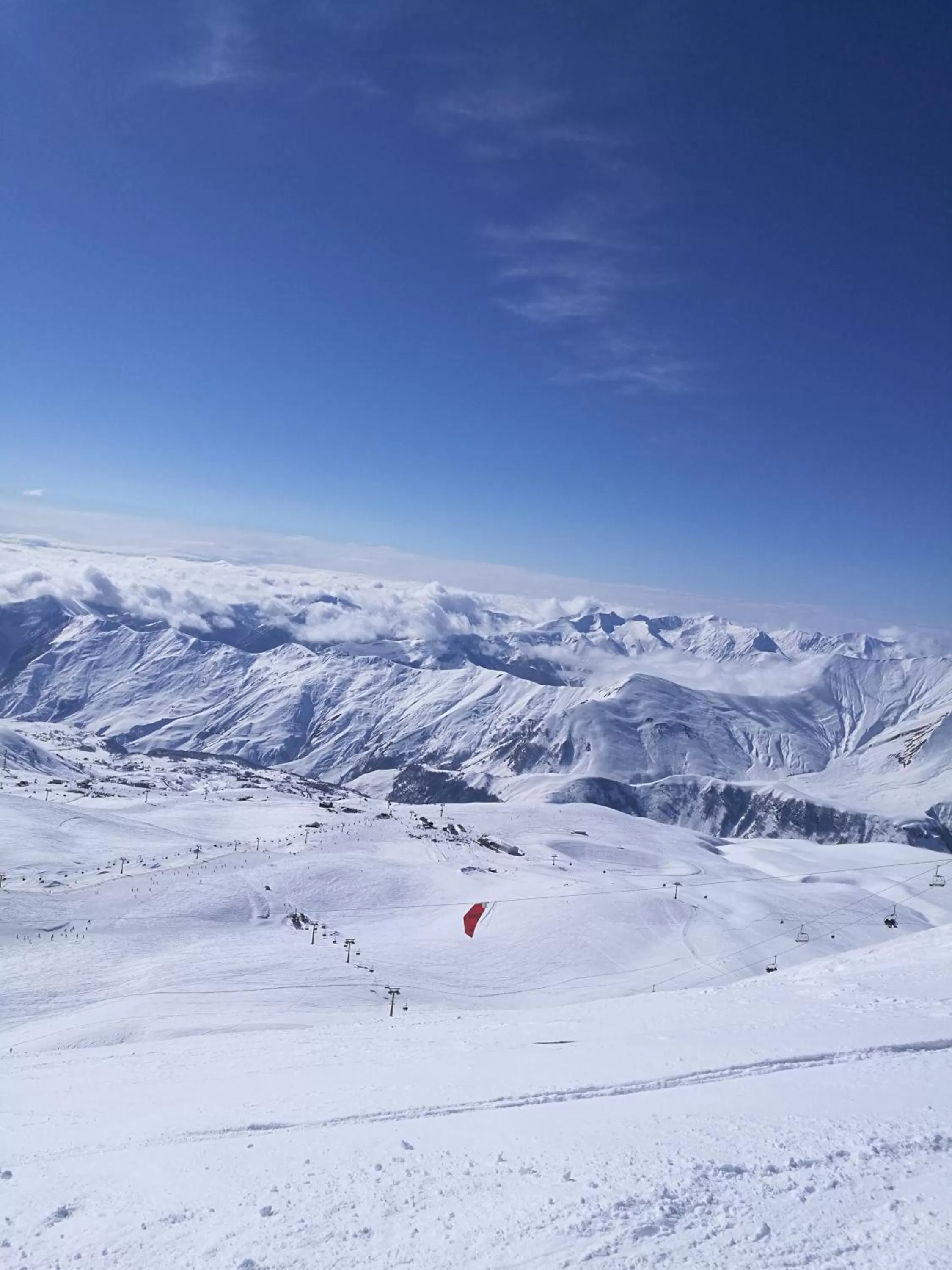 Winter in Frozen View New Gudauri