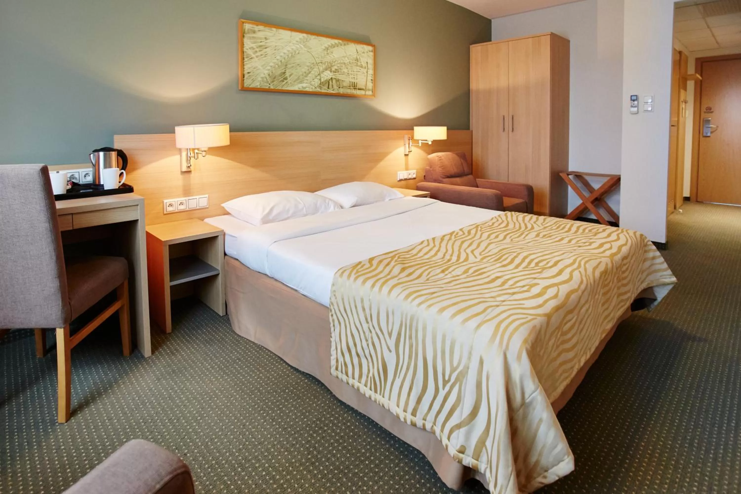 Bedroom, Bed in Arche Hotel Puławska Residence Warszawa