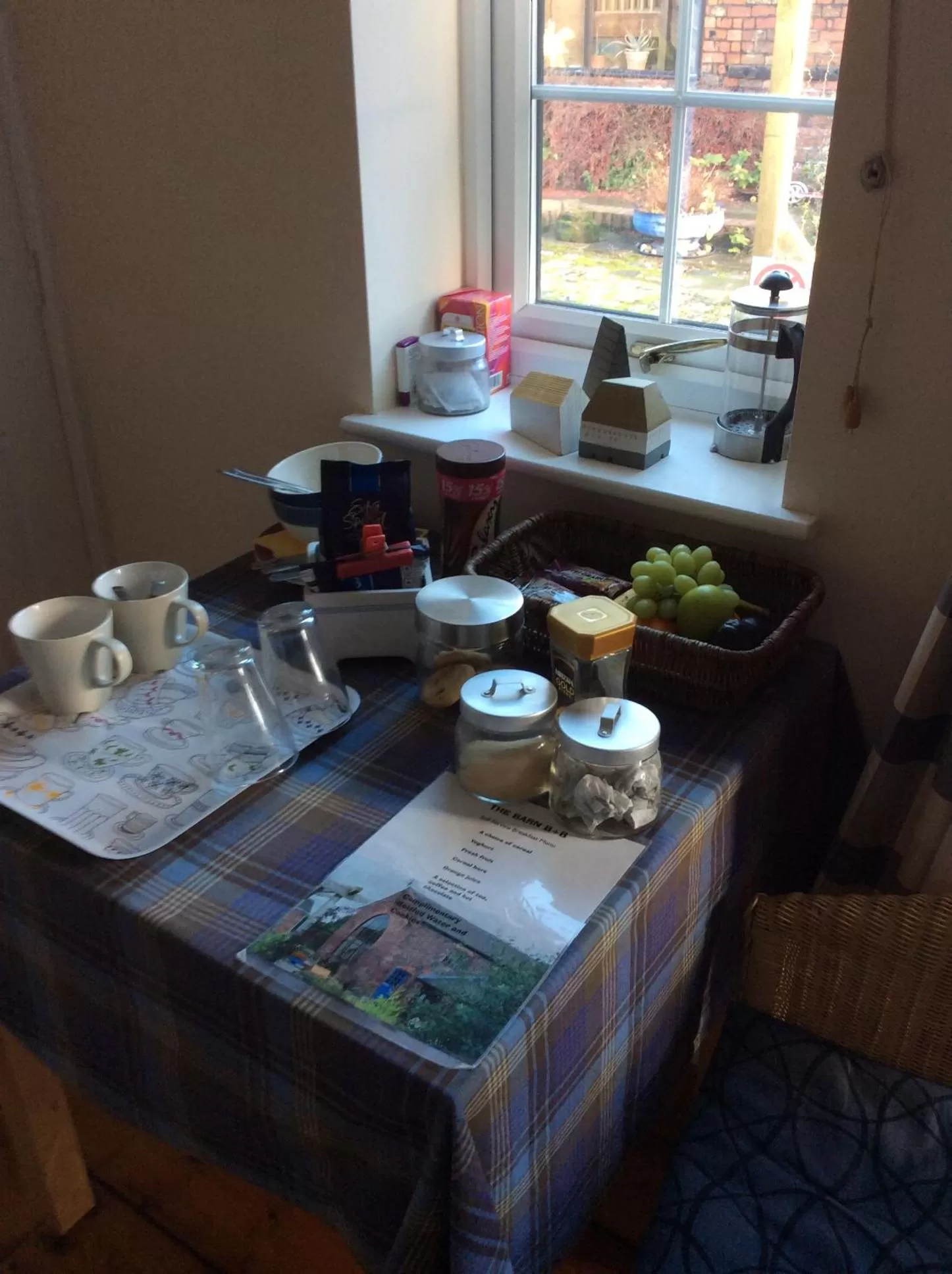 Food and drinks in The Barn Bed and Breakfast