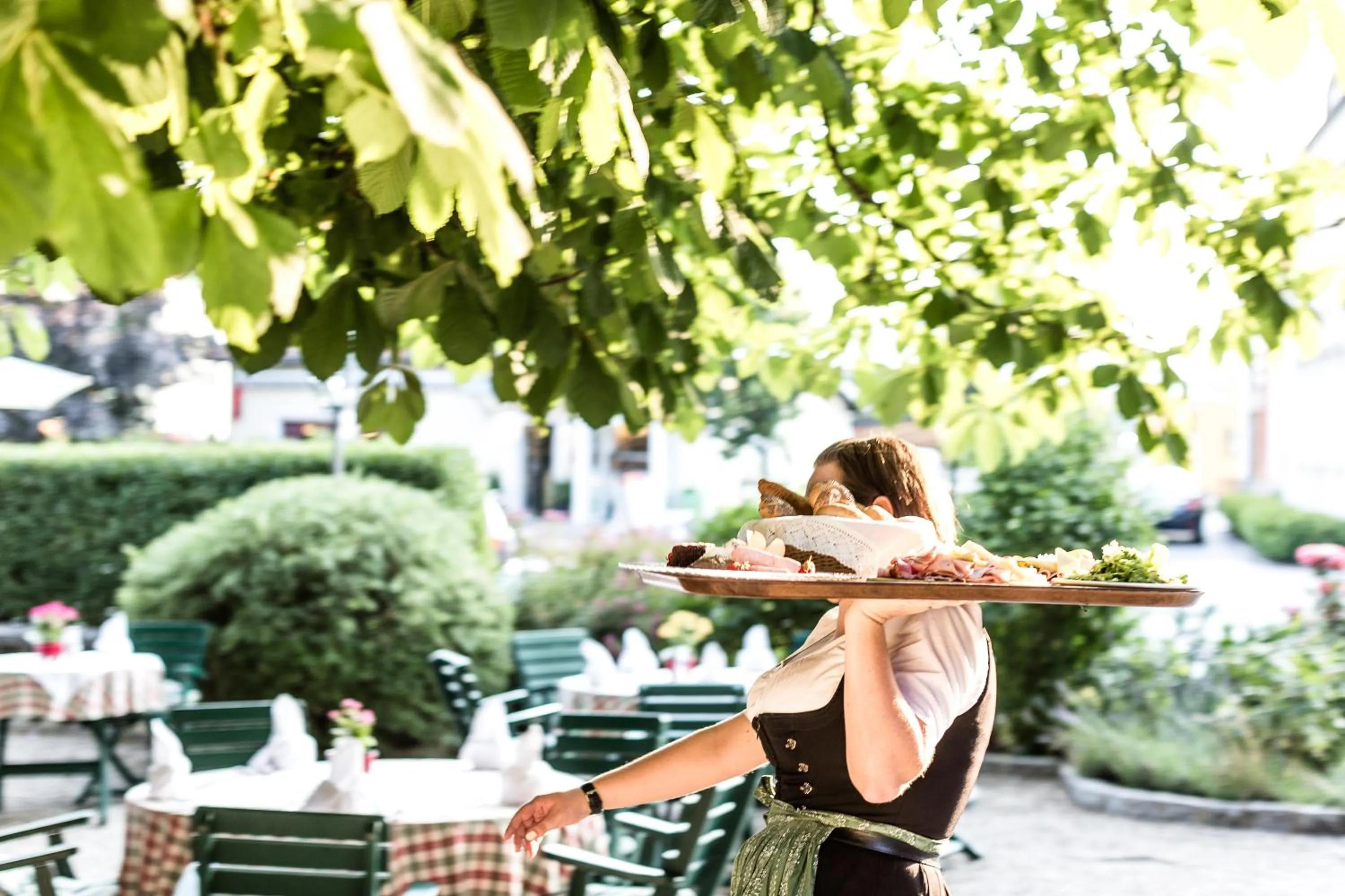 Garden in Salzburg Hotel Holznerwirt