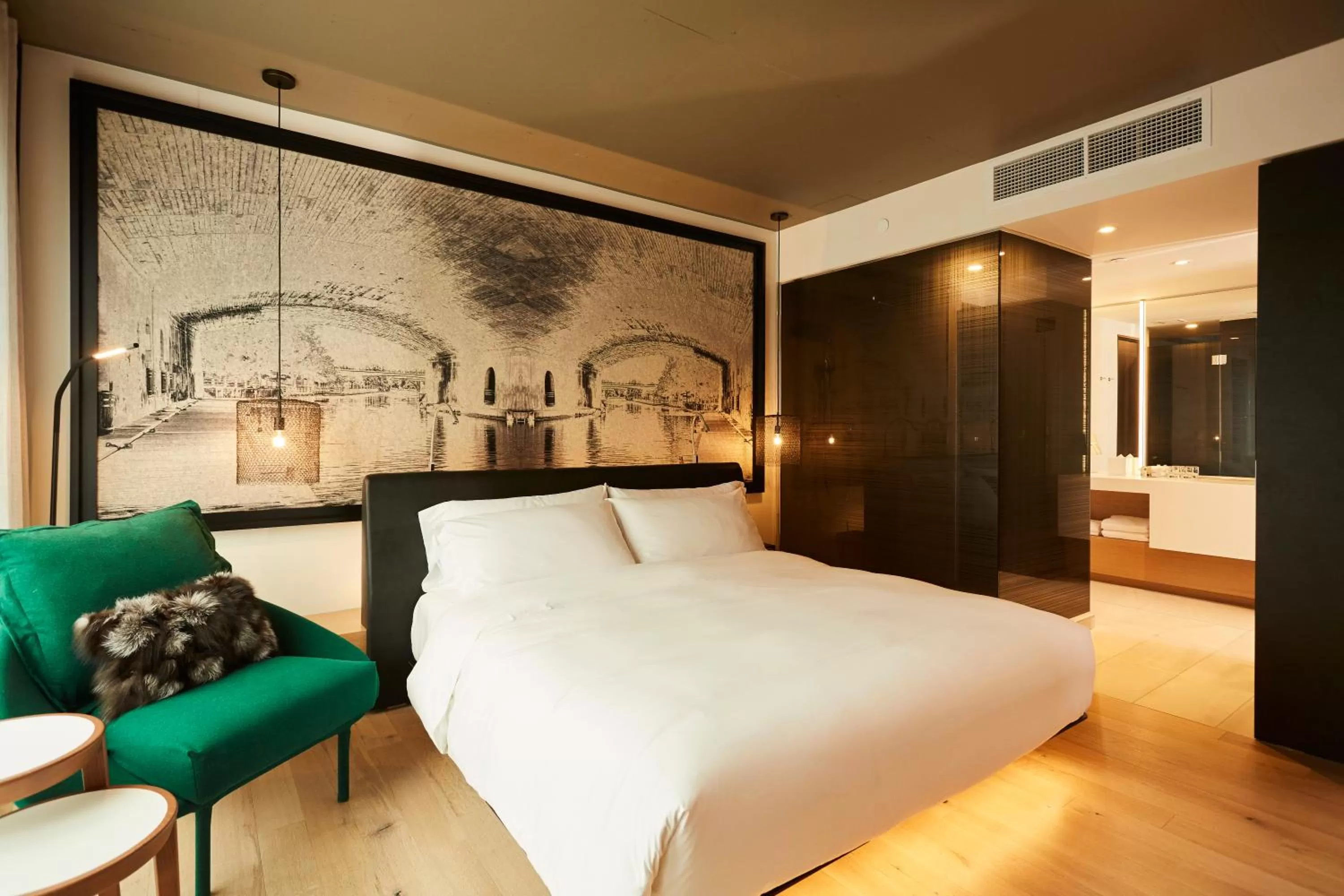 Bed in Le Germain Hotel Ottawa