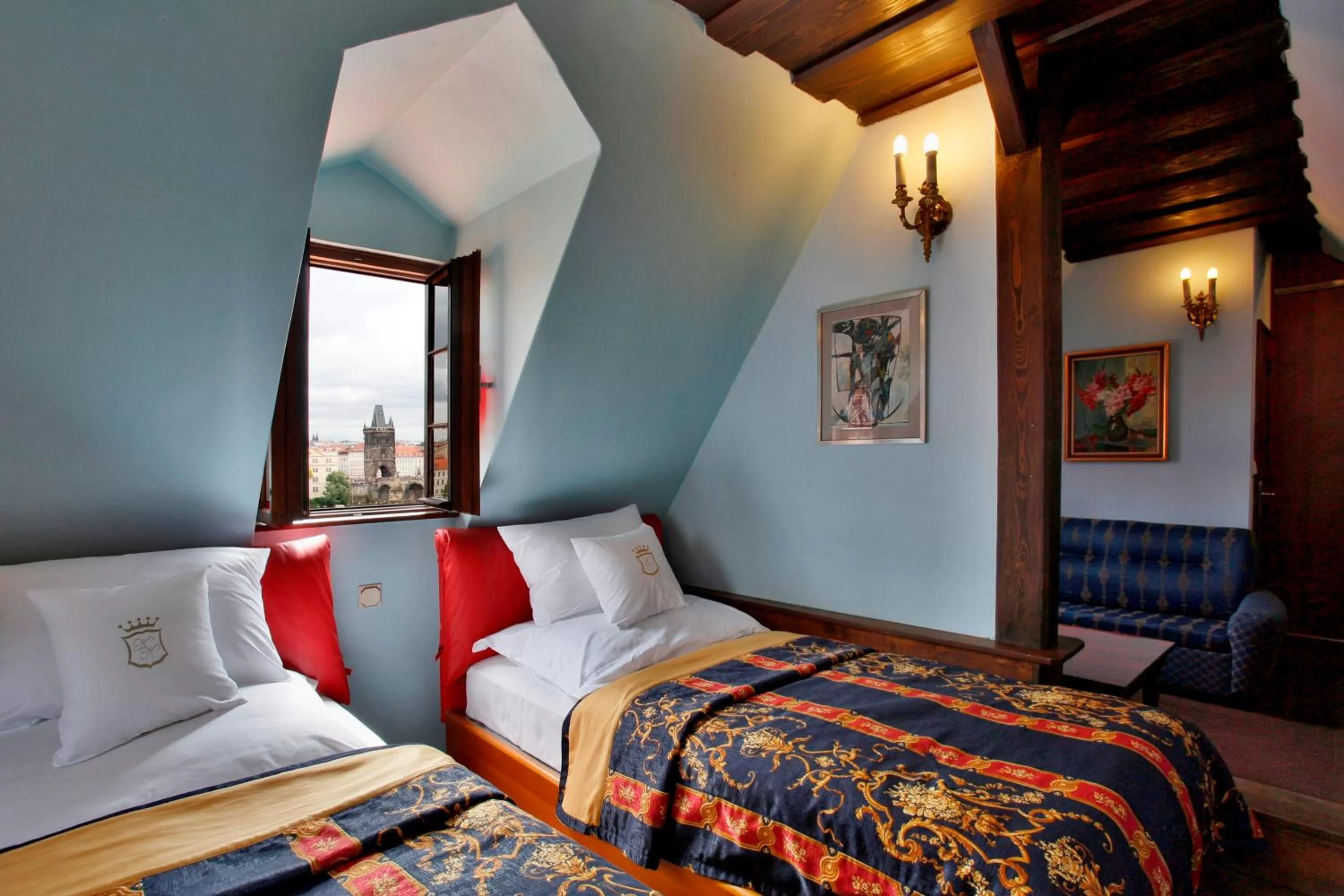 Bedroom, Bed in U Páva