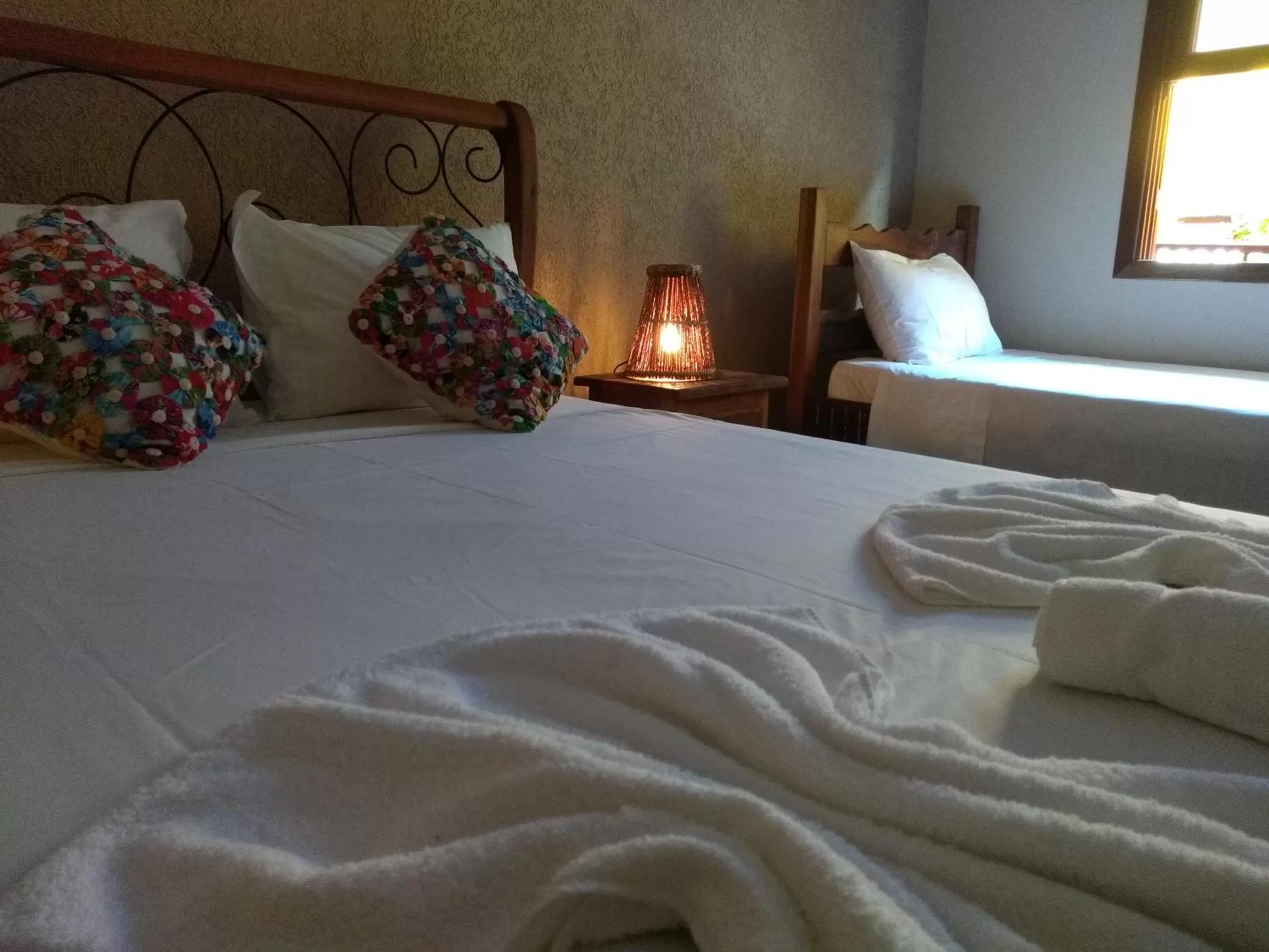 Bed in Pousada Solar da Serra