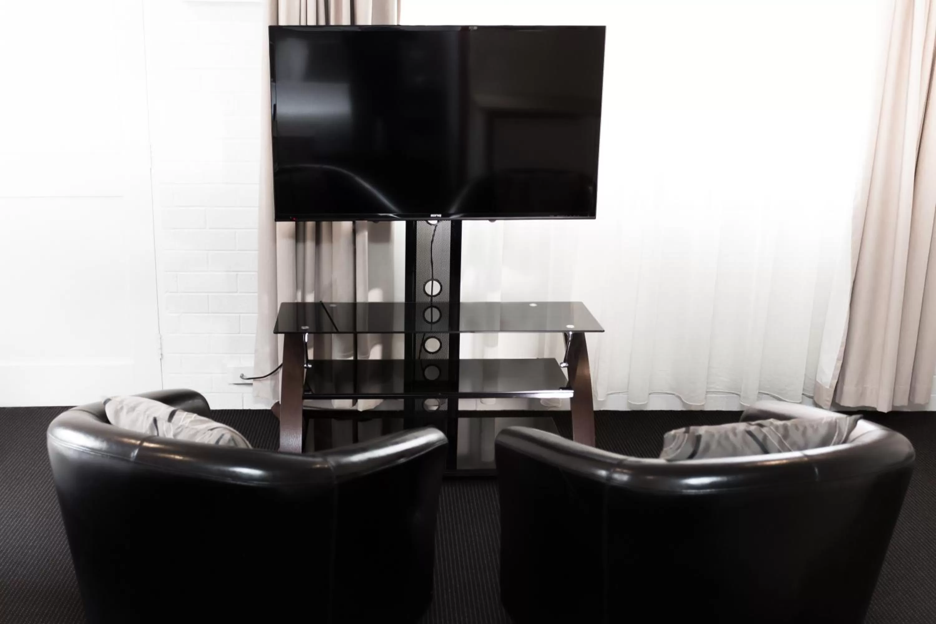 Living room in Bay Hotel Apartments