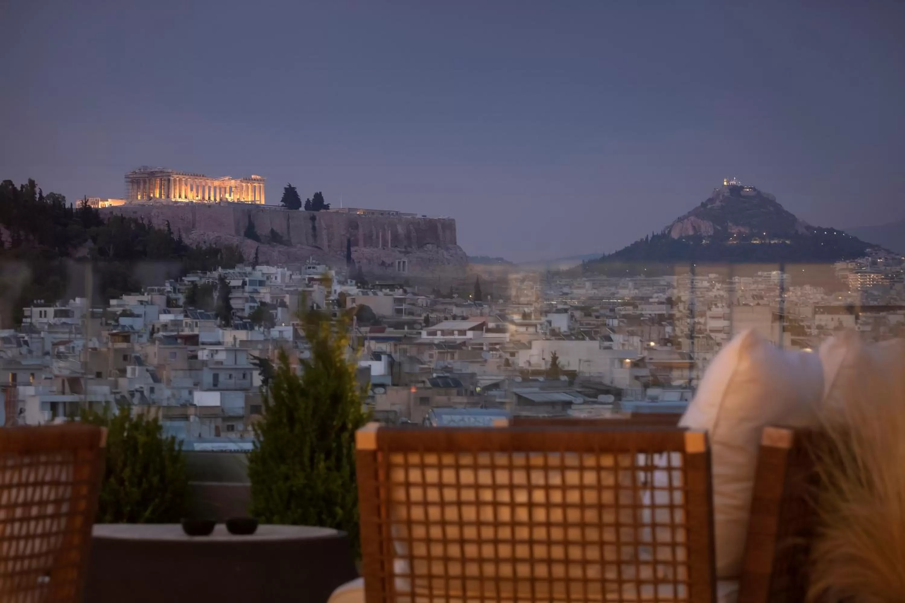 Balcony/Terrace in Supreme Luxury Suites by Athens Stay