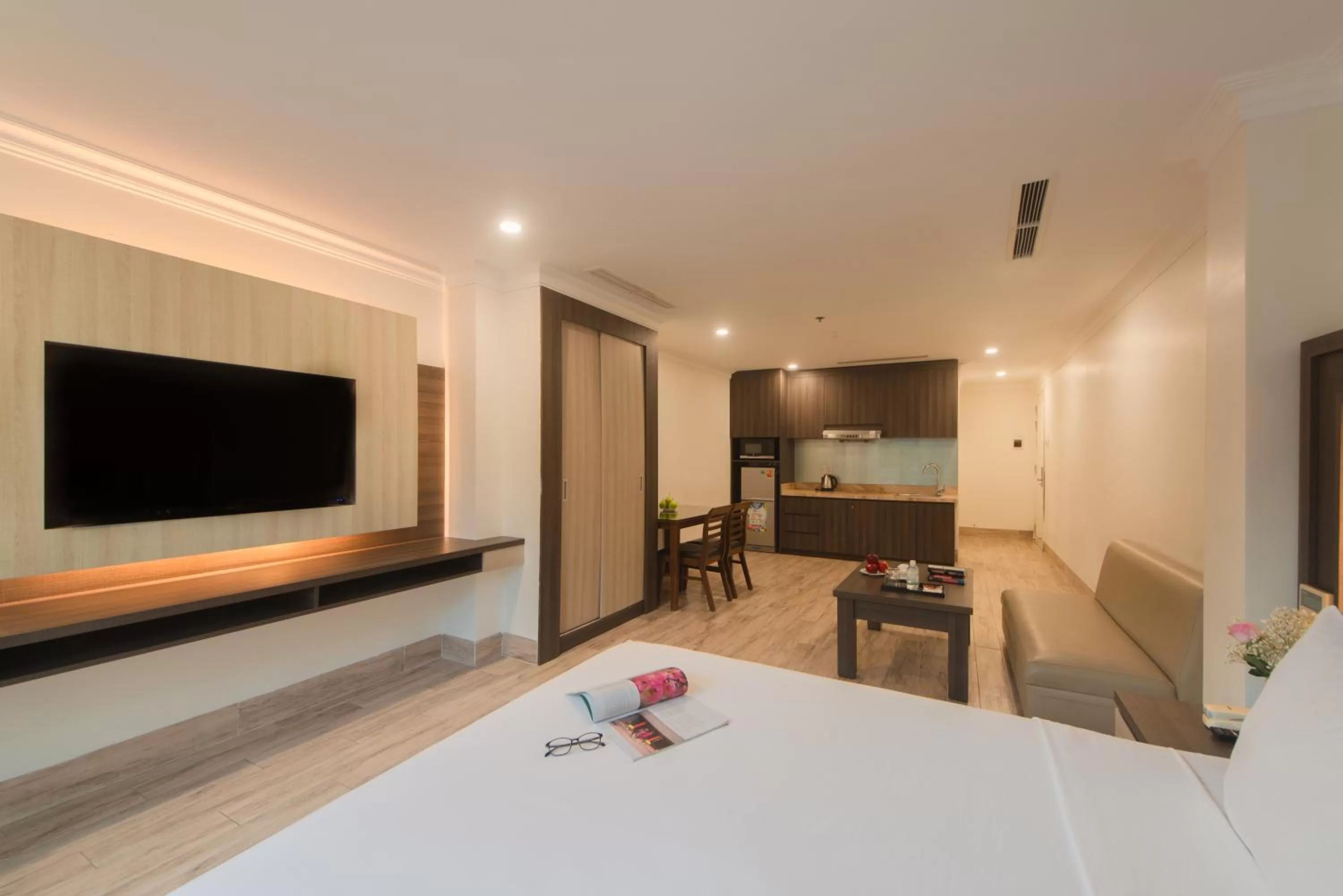 Bed in Seven Seas Hotel Nha Trang