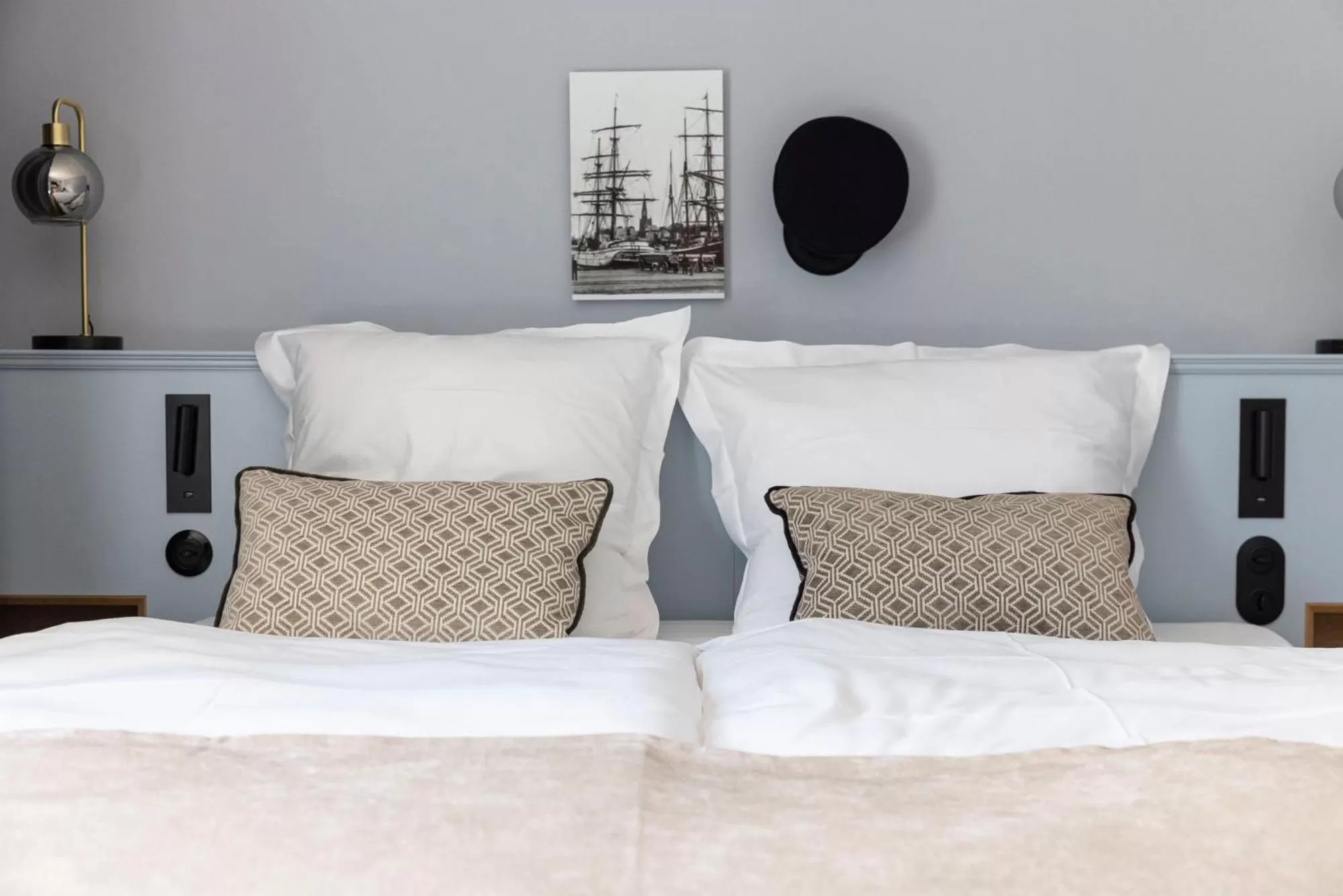 Bed in Boutiquehotel Petuh