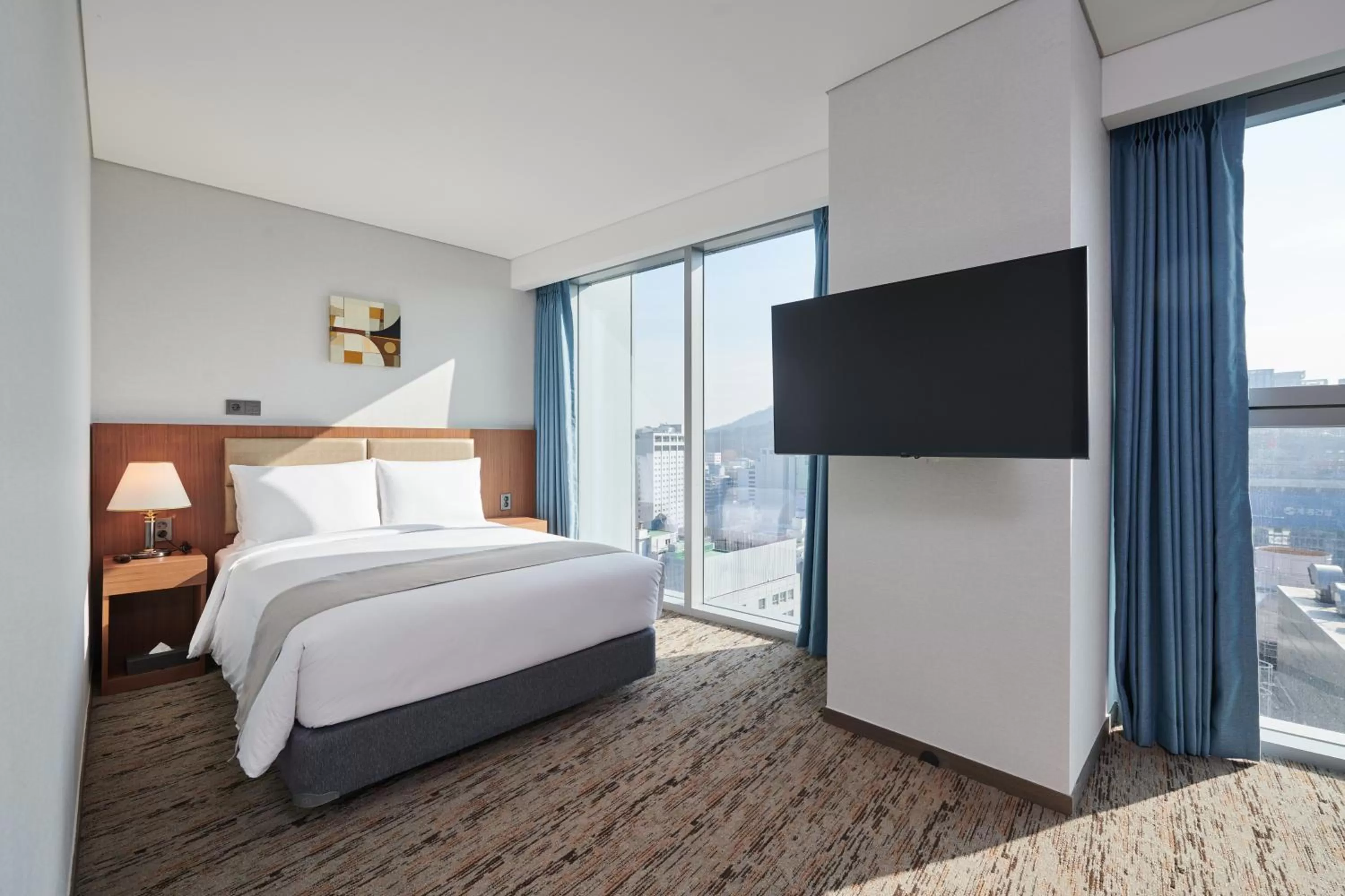 Bed in Stanford Hotel Myeongdong