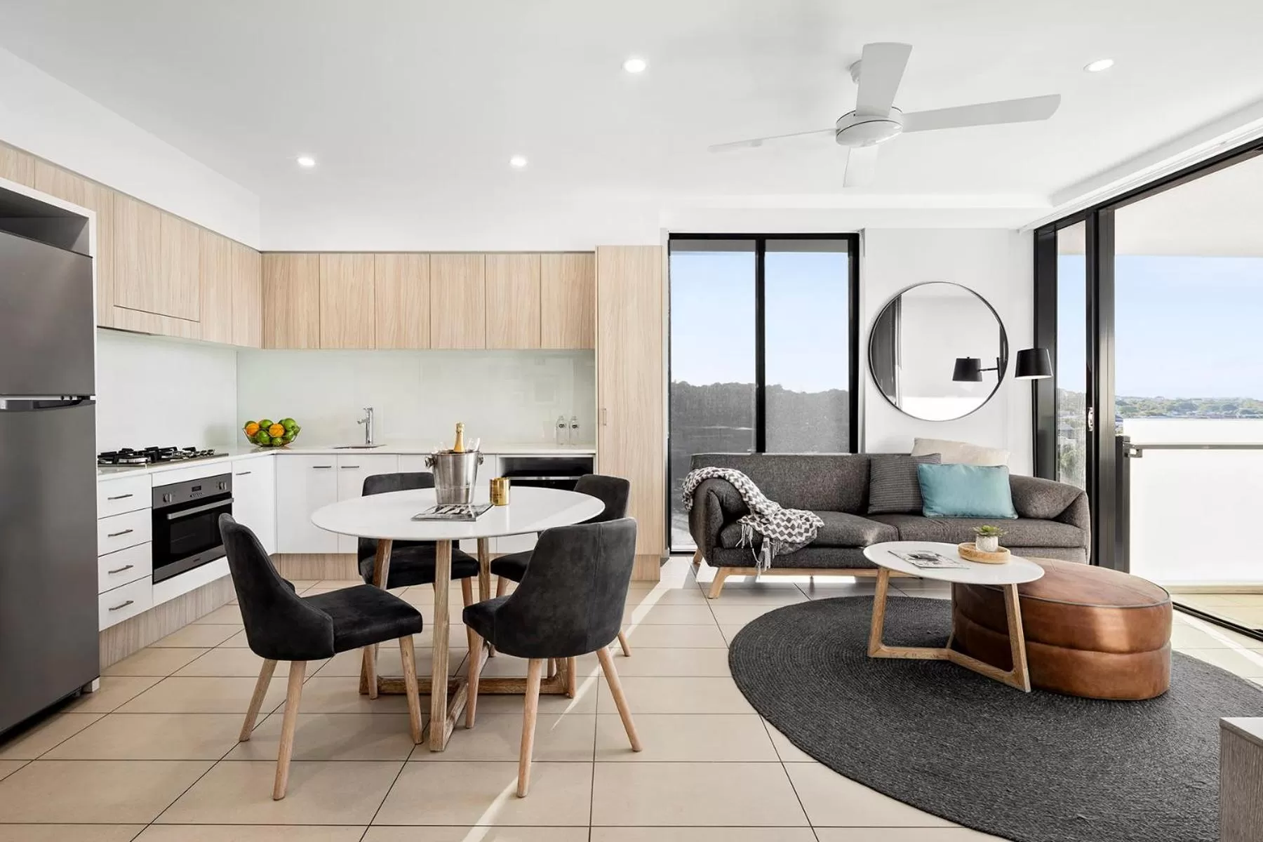 Kitchen or kitchenette in Alcyone Hotel Residences