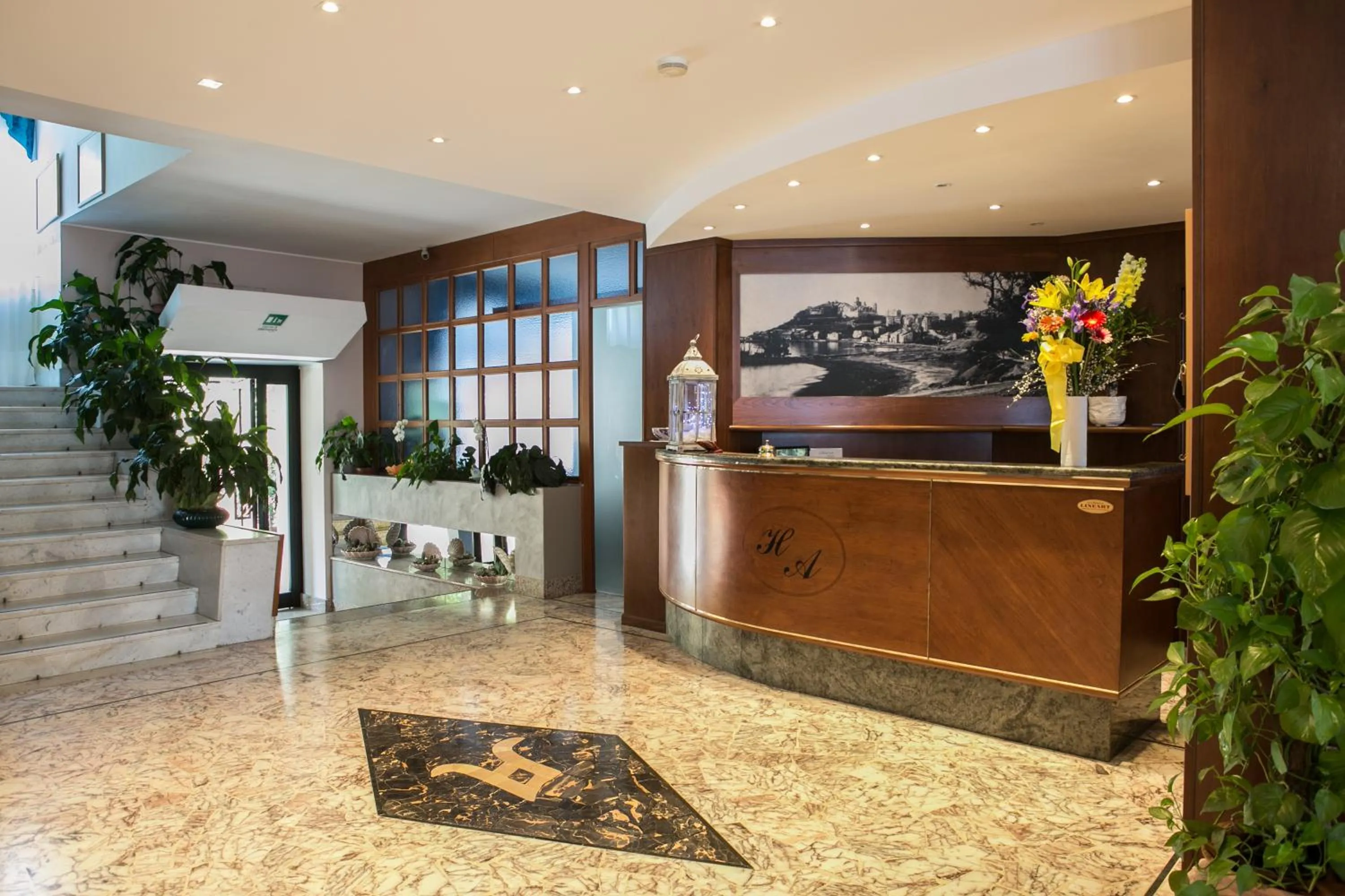 Lobby or reception in Hotel Ariston