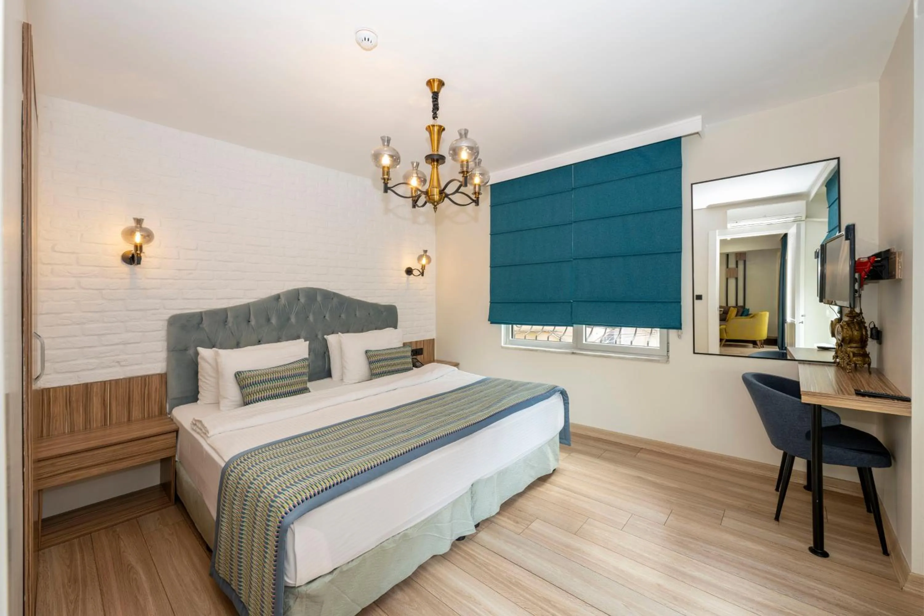 Bed in The Marions Suite istanbul Special Category Taksim