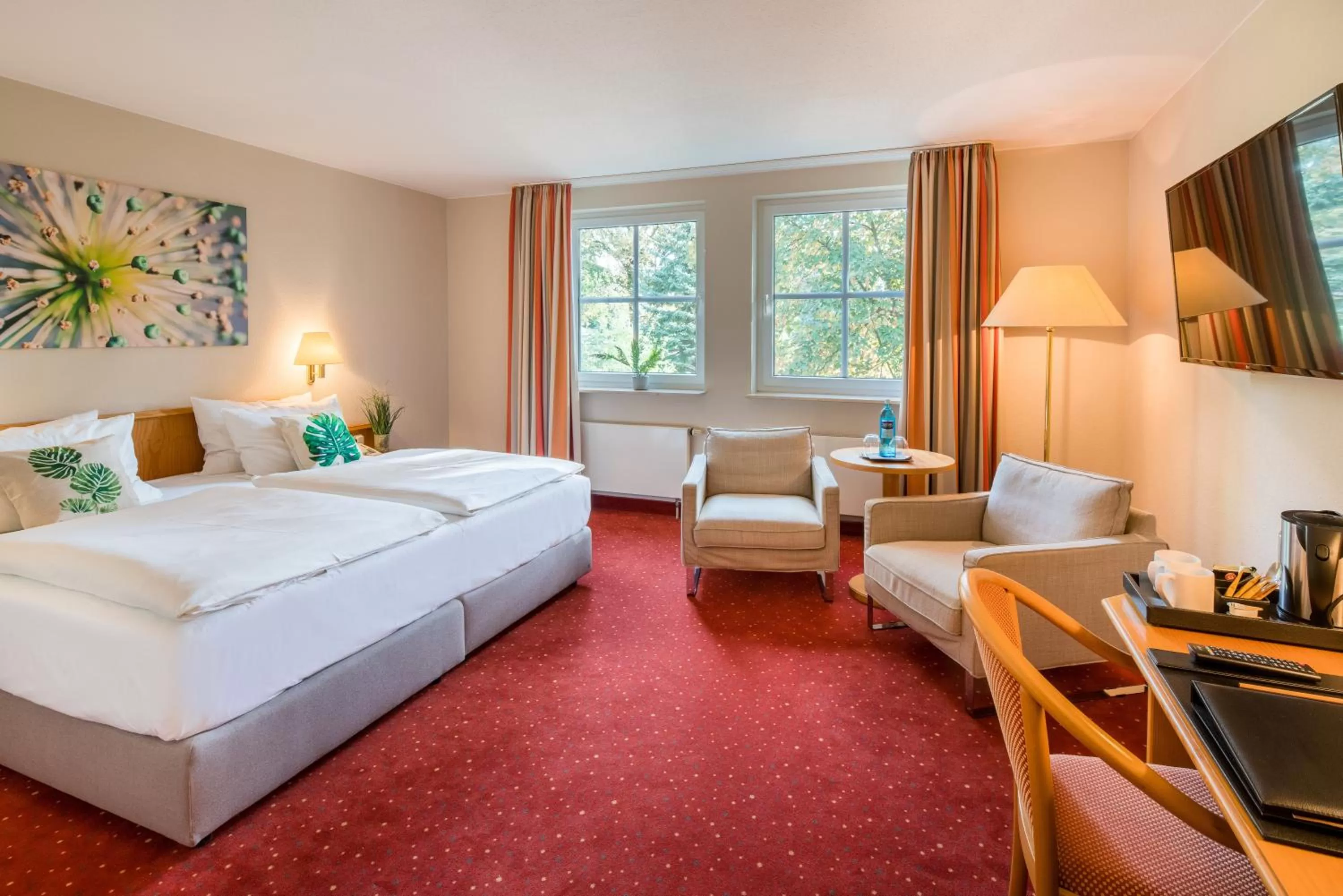 Bed in Parkhotel Diani