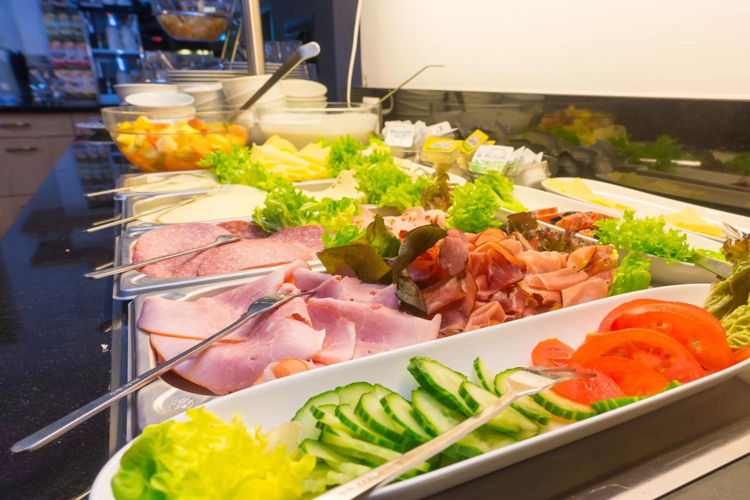 Buffet breakfast in Hotel Rheingold