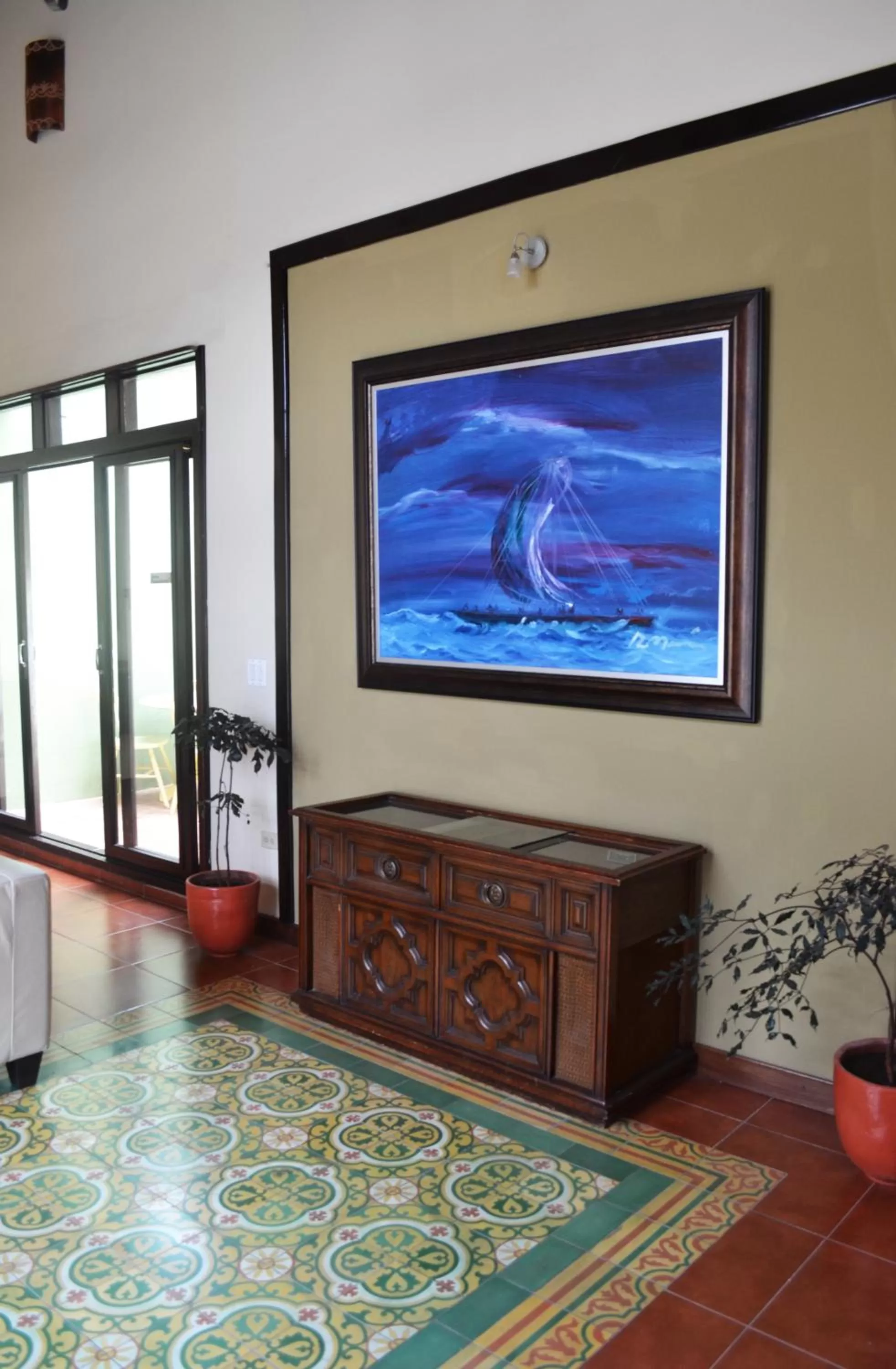 Facade/entrance in Hotel Los Altos Esteli