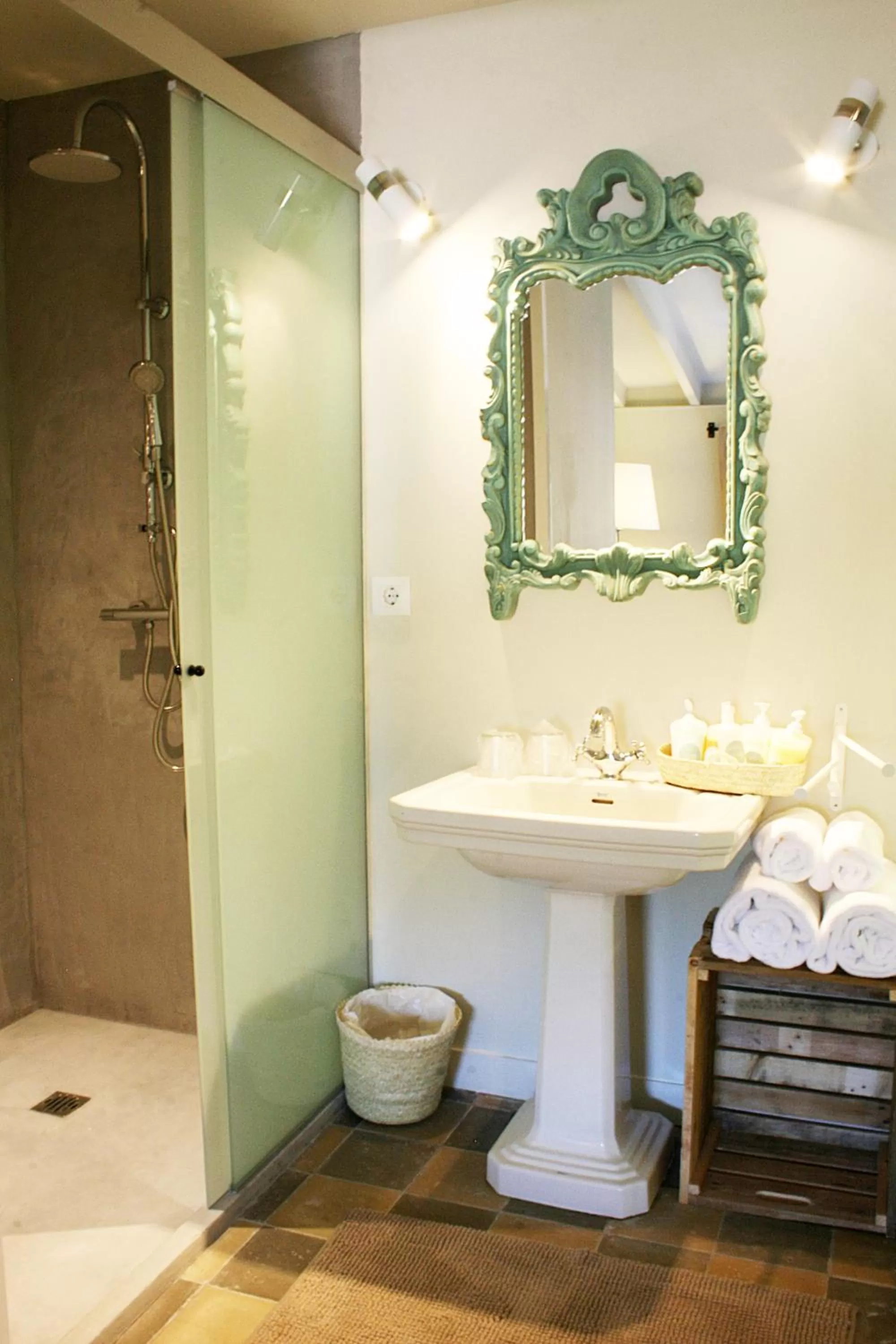 Shower in Ca's Papà