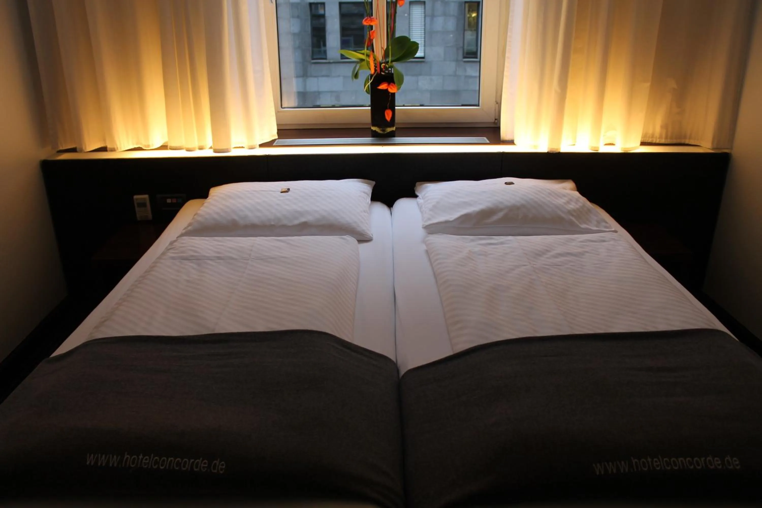 Bed in Hotel Concorde