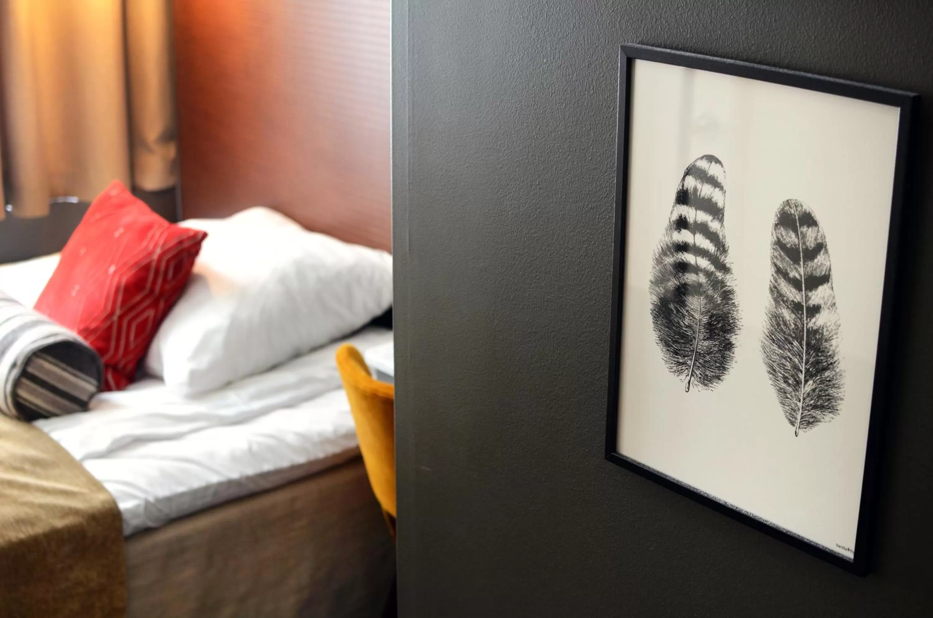 Bed in Home Hotel Temperance